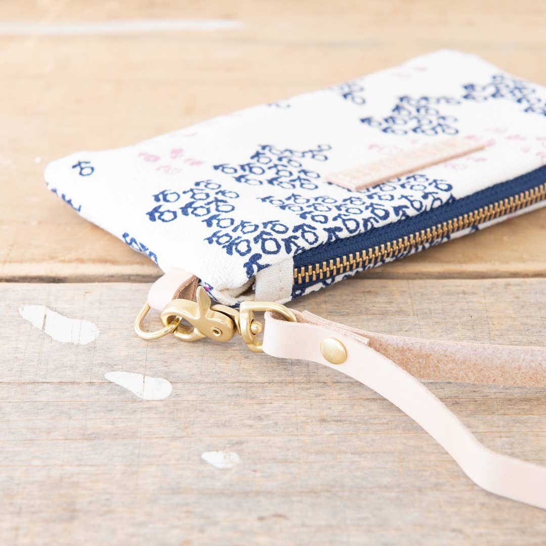 Erin Flett Field Of Flowers Wristlet - Floral Pattern Clutch Purse for Women | Perfect for Parties, Weddings & Everyday Use