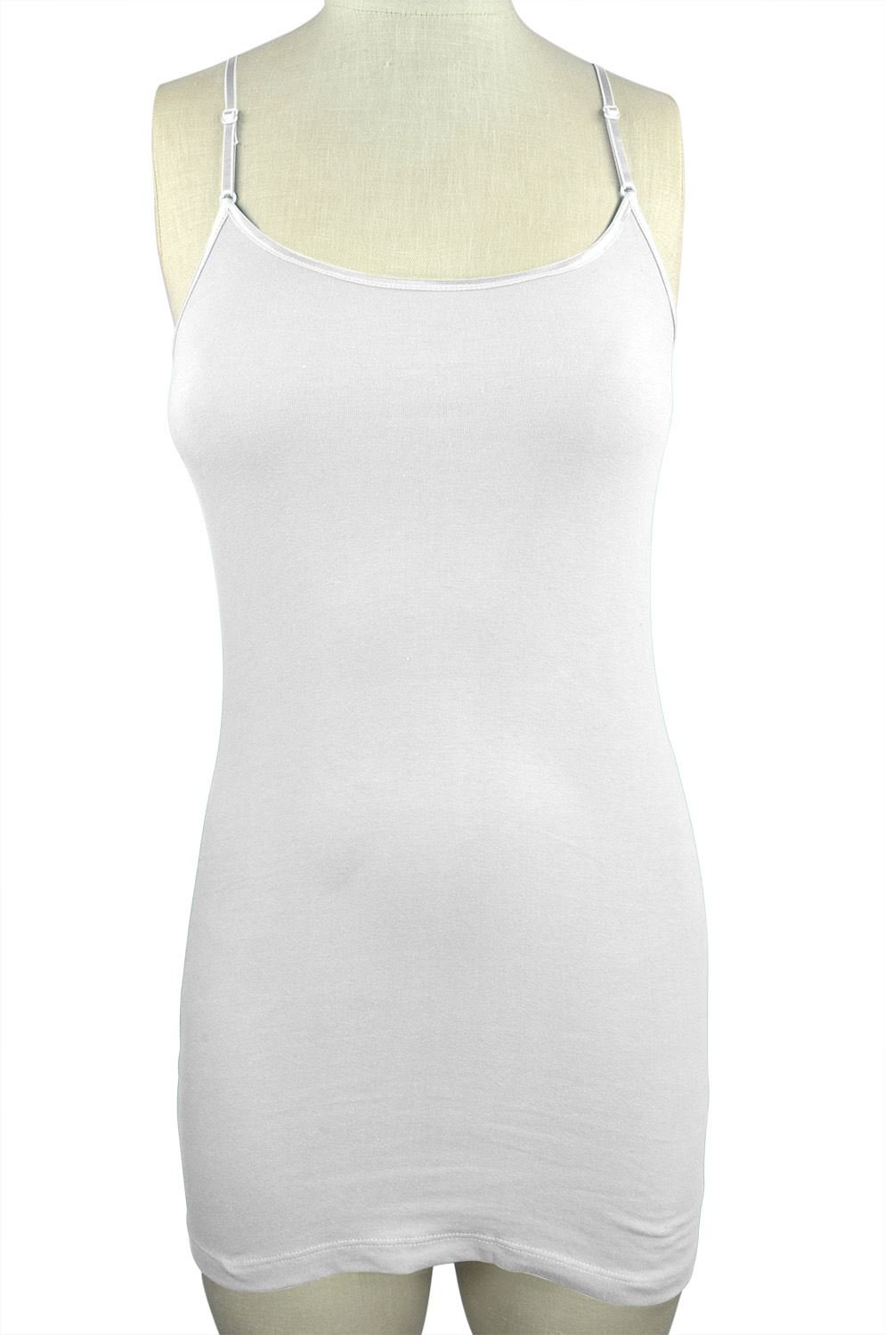 Belle Donne Women's Adjustable Spaghetti Strap Camisole Tops - Plus Size Tank Tops for Casual Wear, Layering & Summer Outfits