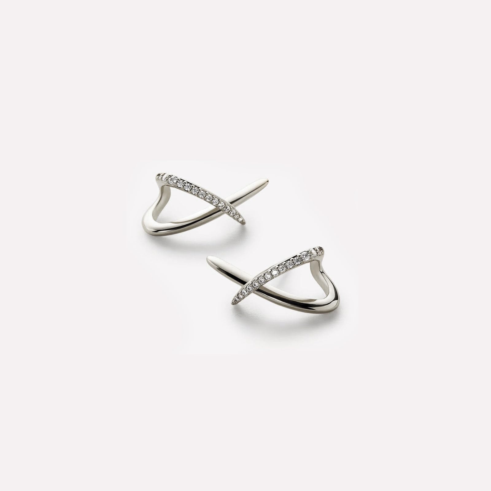 14K Gold Stud Earrings for Women - Trendy Dainty Minimalist Cubic Zirconia Diamond Earrings | Hypoallergenic Jewelry Gift for Her | Perfect for Everyday Wear, Date Night & Special Occasions