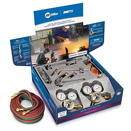 Miller Electric Medium Duty Toolbox Outfit with Acetylene - Professional Welding Tool Kit for Metal Fabrication, Auto Repair & DIY Projects