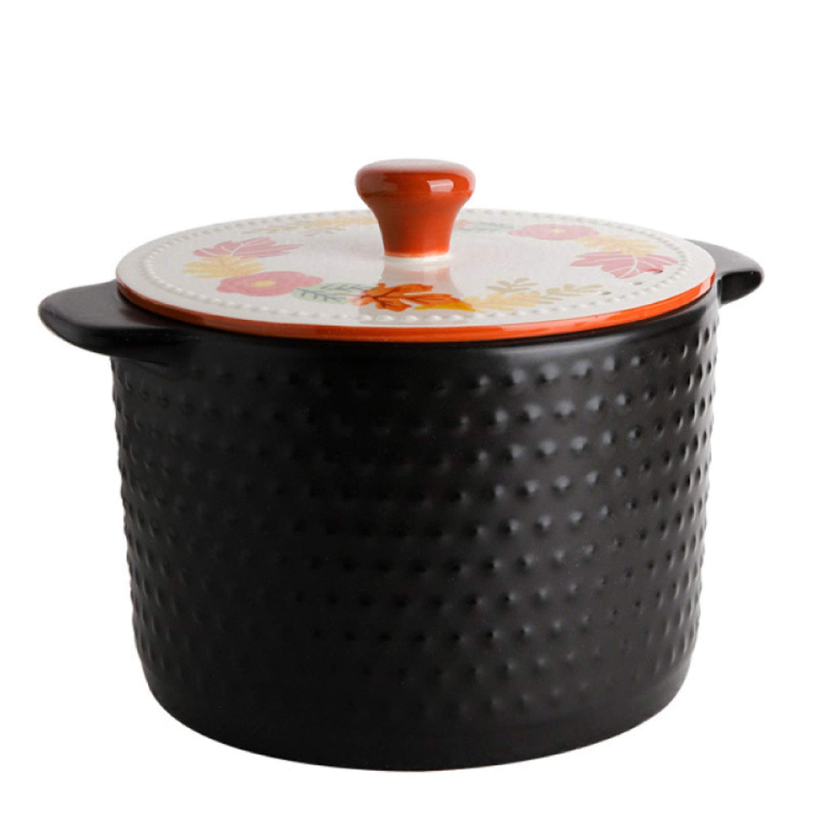 YISUPP 4L Dutch Oven Ceramic Casserole Pot with Lid - Enameled Cast Iron Cookware for Baking, Braising & Slow Cooking - Perfect for Oven, Stovetop & Camping Use