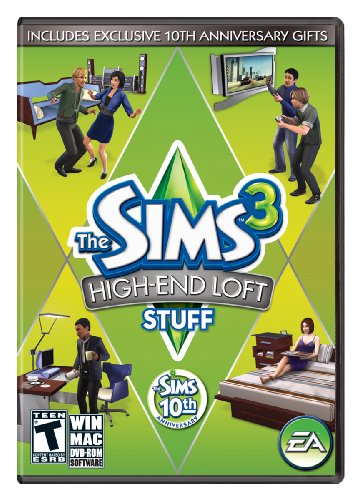 The Sims 3: High End Loft Stuff Expansion Pack - Windows & Mac Compatible | Virtual Home Decor & Luxury Lifestyle Simulation Game