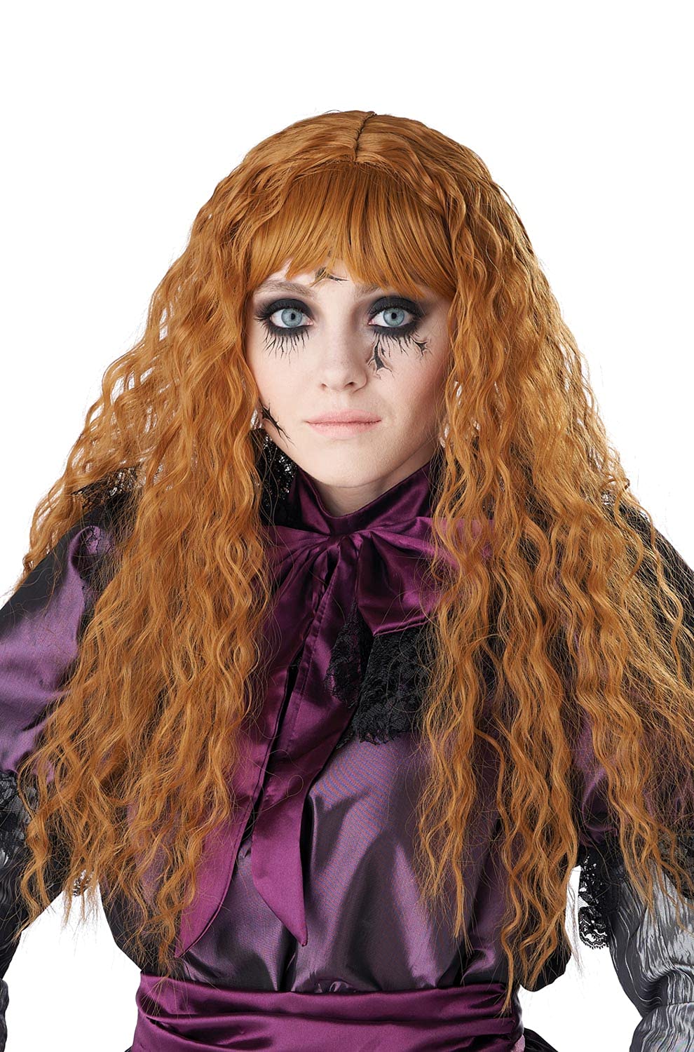 California Costumes Creepy Doll Wig - Strawberry Blonde Synthetic Hair for Halloween Costumes, Cosplay & Theatrical Performances