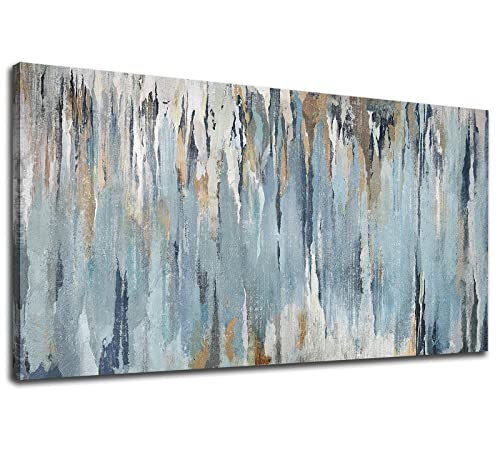 Blue Brown Vintage Abstract