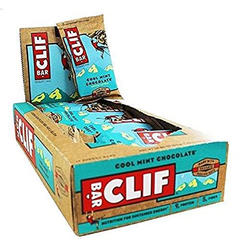 Cool Mint Chocolate Energy Bars - 12 Pack (4 Bars Each) | High Protein Snack for Hiking, Workouts & On-the-Go Nutrition