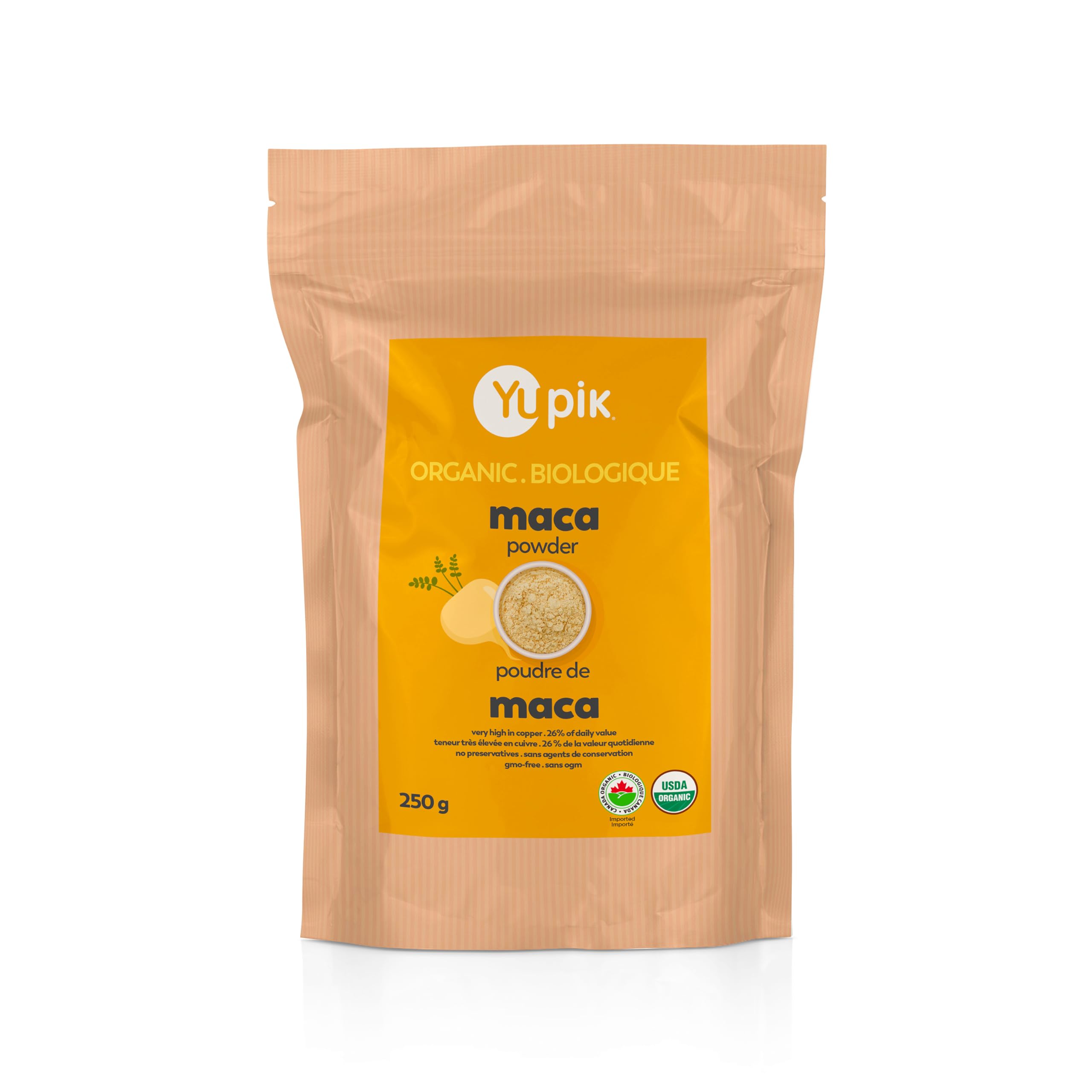 Organic Maca Powder 8.8oz (Pack of 6) | Raw Peruvian Superfood for Energy & Vitality | Boost Stamina, Hormone Balance & Libido | Perfect for Smoothies, Baking & Wellness Drinks
