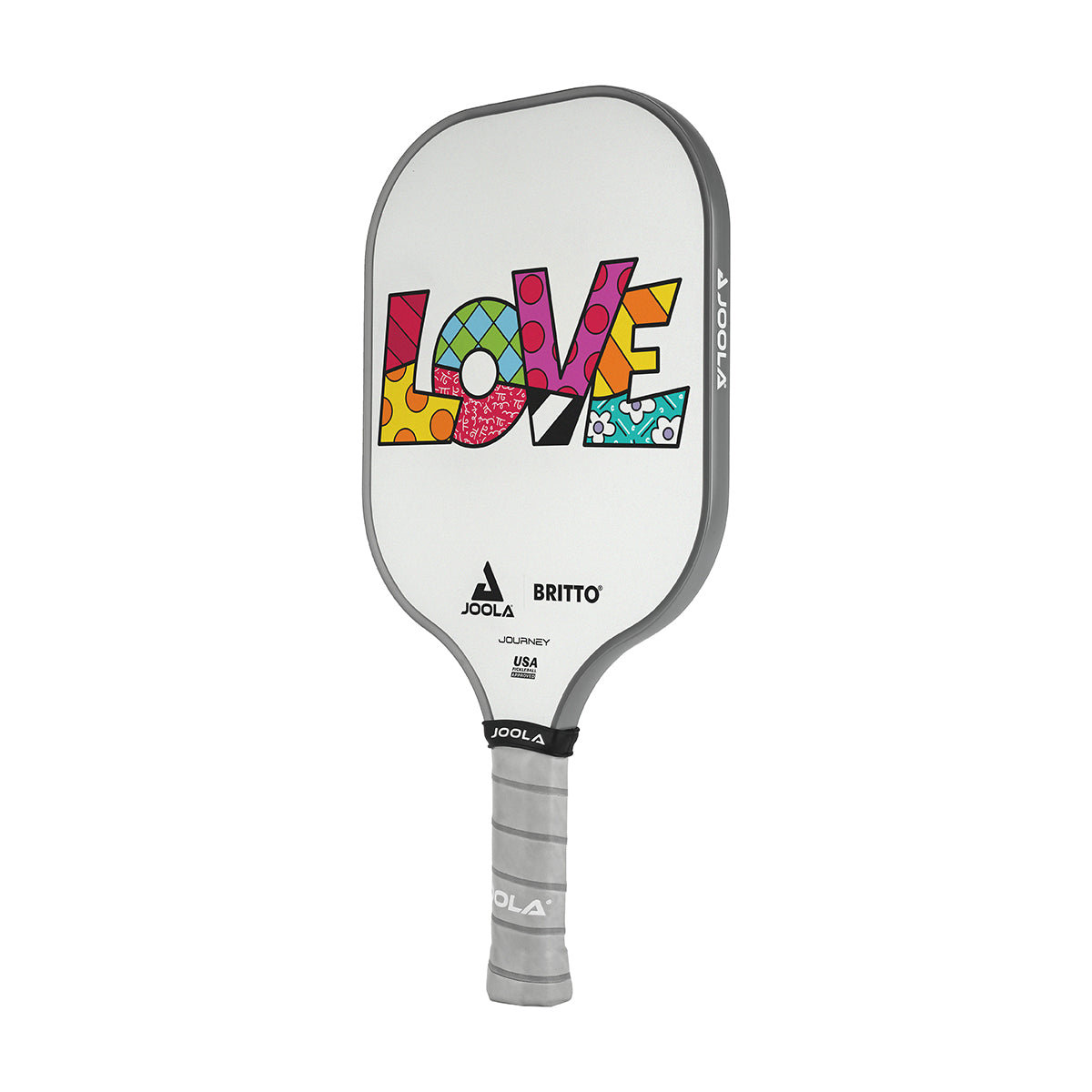 JOOLA BRITTO Pickleball Paddle - Premium Carbon Fiber Surface with Cushion Grip - USA Pickleball Approved - Perfect for Indoor & Outdoor Games, Tournaments & Recreational Play