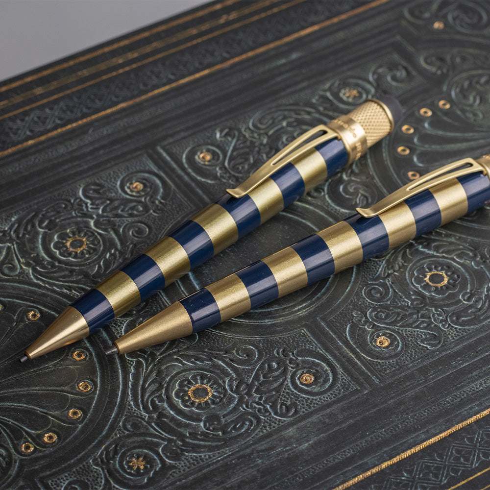Exclusive Retro 51 Tornado Rollerball & Mechanical Pencil Set with Gilded Rings - Luxury Writing Instruments for Office, Journaling & Gift Giving