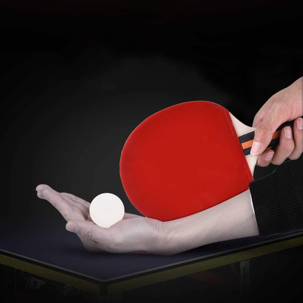 6-Pack ABS Table Tennis Balls - Professional Ping Pong Balls for Training & Competition | Durable White Sports Equipment for Indoor/Outdoor Games, Gym, School PE Class & Family Fun