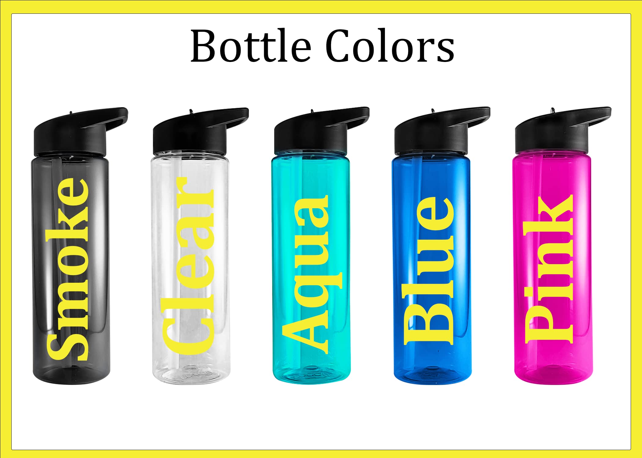 BeNiralu Personalized Swimming Water Bottle - Leakproof & Durable for Swimmers, Swim Teams & Coaches - Ideal Gift for Swim Meets, Training & Pool Parties