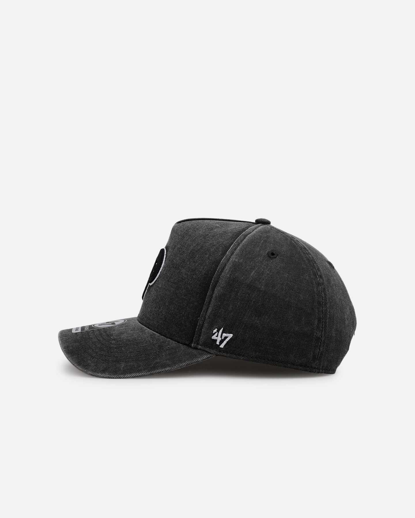 47 Brand Philadelphia Phillies 'Washed Black' Snapback Hat - Adjustable Baseball Cap for Men & Women - Perfect for Game Day, Sports Events & Casual Wear