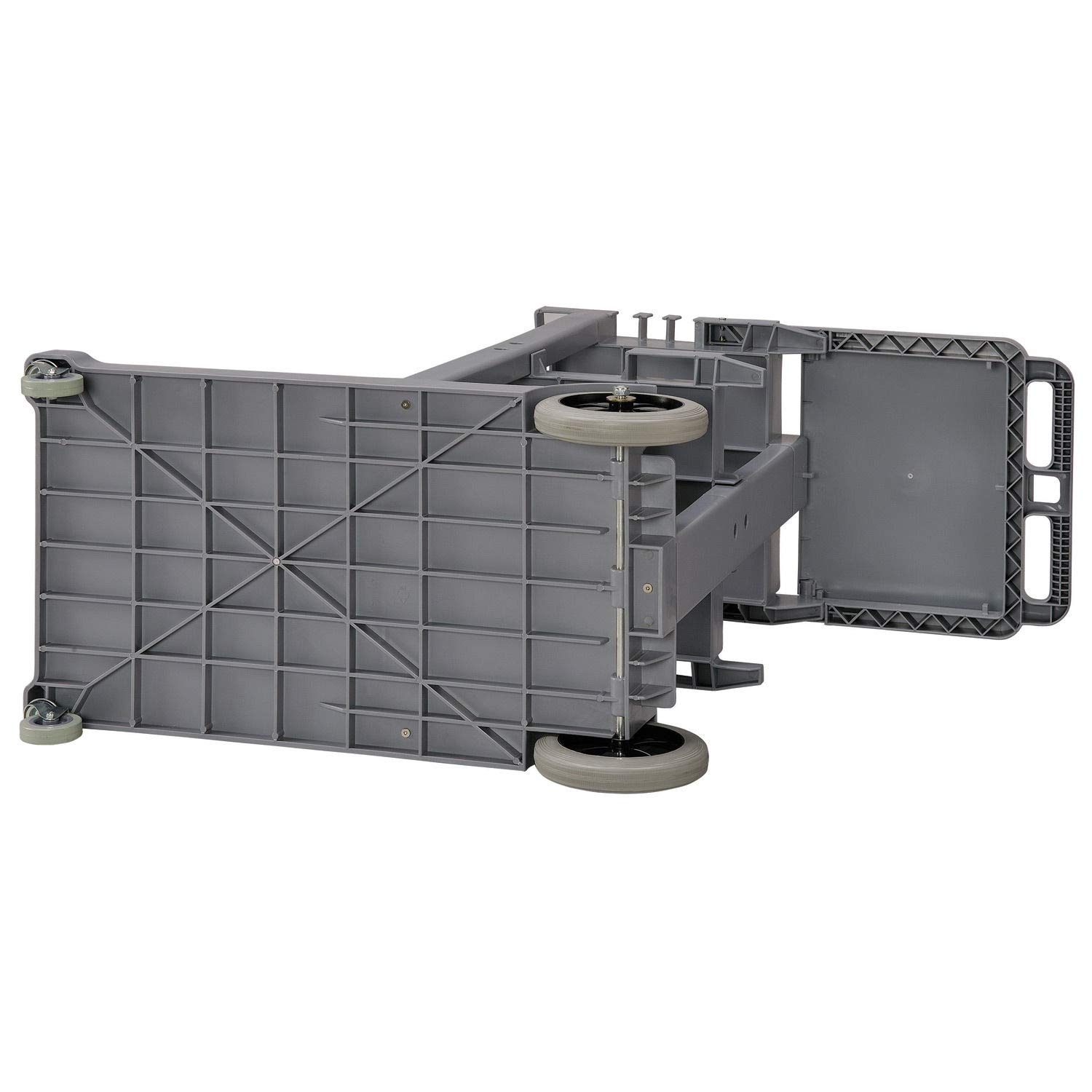 Global Industrial Janitor Cart - Heavy Duty Gray Cleaning Cart with 25 Gallon Vinyl Trash Bag - Perfect for Office, School, Hospital & Warehouse Cleaning
