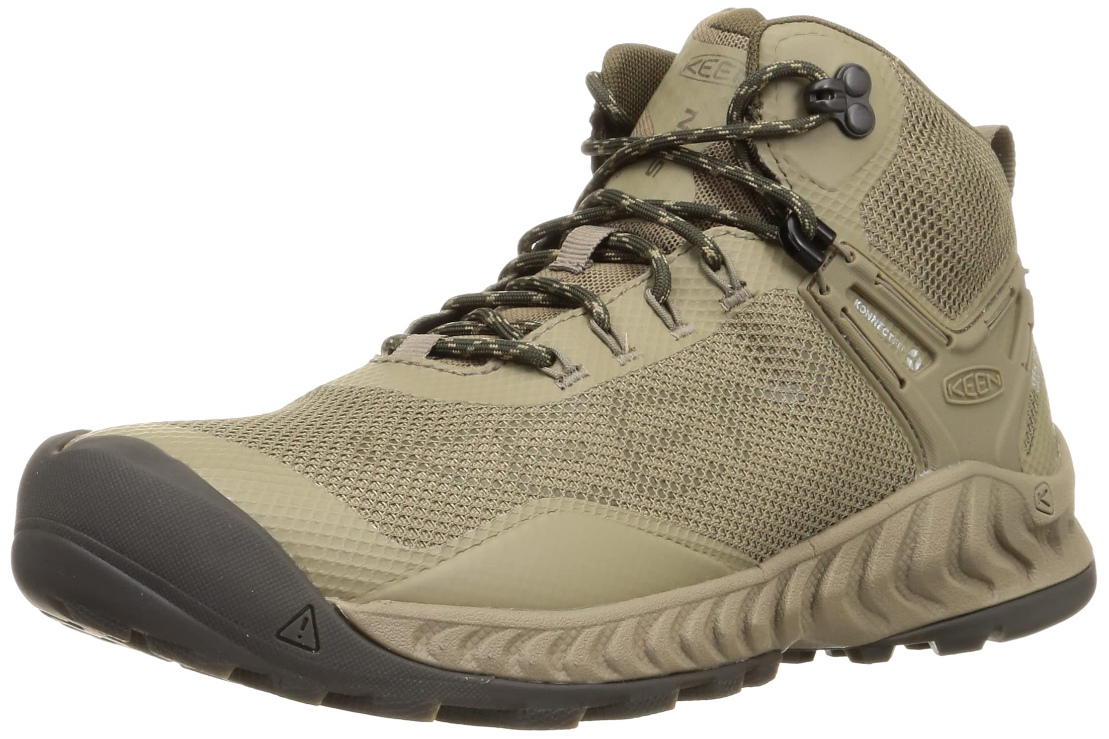KEEN Men's Nxis Evo Mid Height Waterproof Hiking Boots - Lightweight & Durable Outdoor Shoes for Trail Walking, Camping & Mountain Adventures