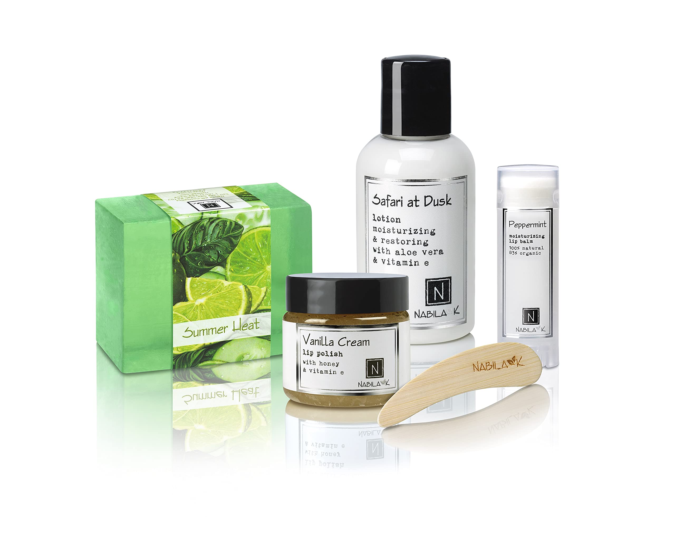 Luxury Spa Gift Set for Women & Men - Bath & Body Skincare Kit with Soap, Lotion, Face & Body Scrub - Ready to Gift Box - Perfect for Relaxation, Birthday & Holiday Presents - Summer Safari Collection