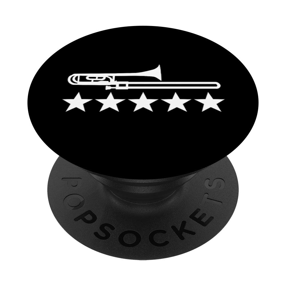 Trombone Stars PopSockets - Expandable Phone Grip & Stand for iPhone, Samsung, Tablets | Secure Hold for Gaming, Photos, Videos