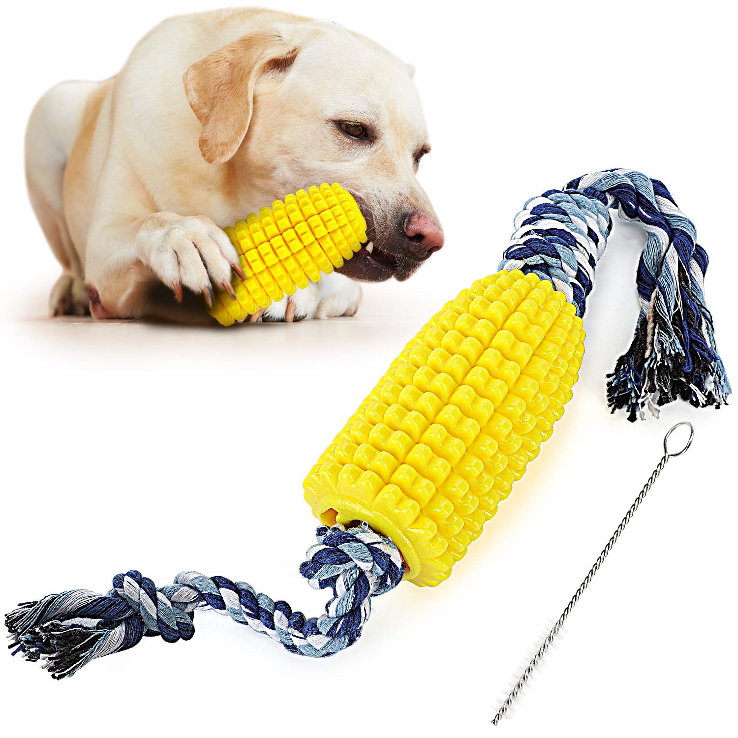 PEWOD Indestructible Dog Chew Toys for Aggressive Chewers - Durable Puppy Teething Toys for Medium & Large Dogs - Treat Dispensing Interactive Dog Toy for Boredom Relief & Dental Health | Perfect for Playtime, Training & Anxiety Relief