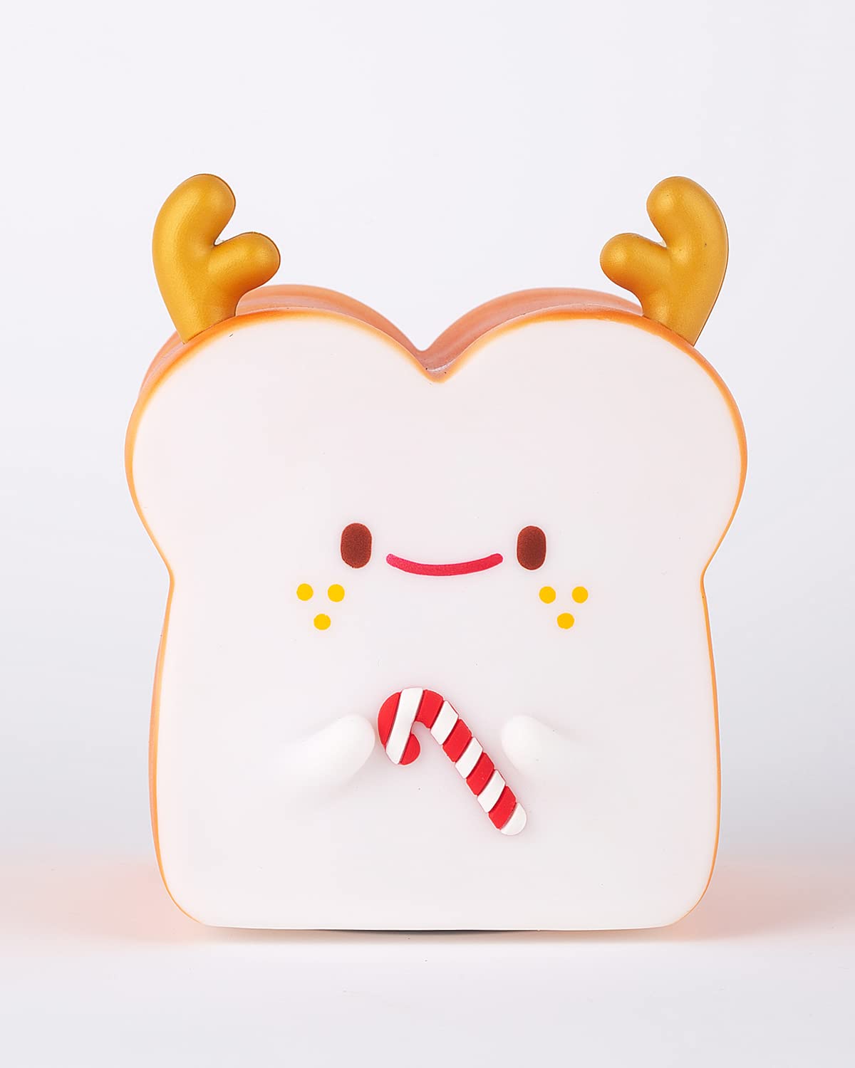 Deer Toast Lamp Bread Night Light - USB Rechargeable Touch Sensor Nightlight with 1 Hour Timer, Cute Christmas Gift for Women & Girls, Portable Silicone Kids Light for Nursery, Bedroom Decor & Cozy Ambiance