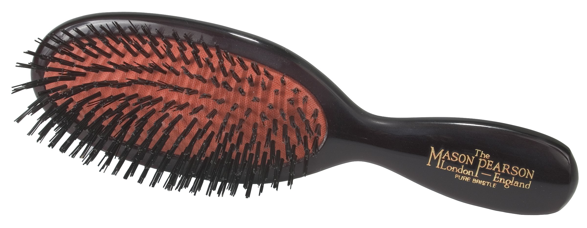 Mason Pearson Pocket Sensitive Hair Brush - Premium Boar & Nylon Bristles for Fine Hair - Compact Travel Brush for Shine & Detangling - Perfect for Home, Travel & Salon Use