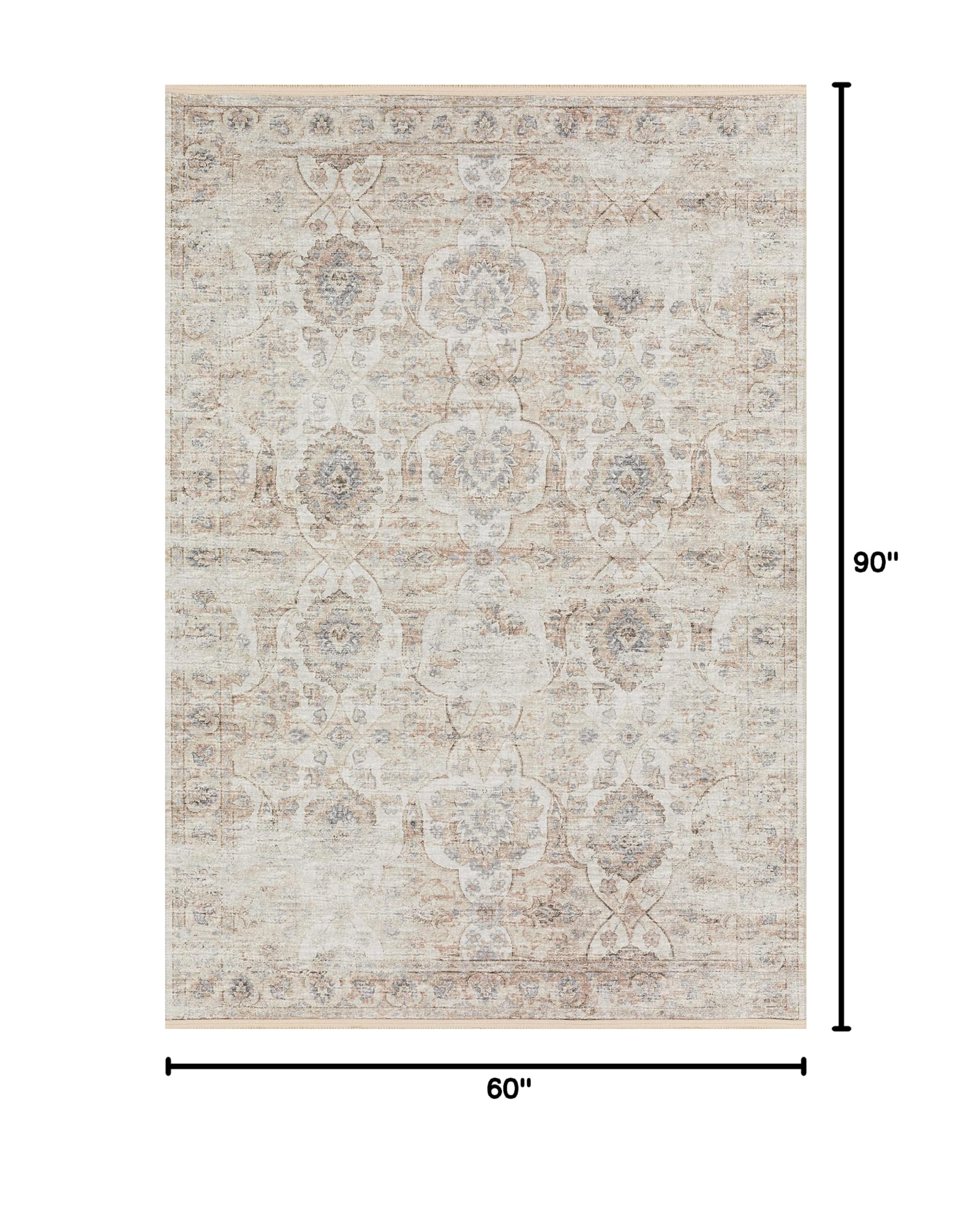 Addison Rugs Sterling AST35 Linen 5' x 7'6