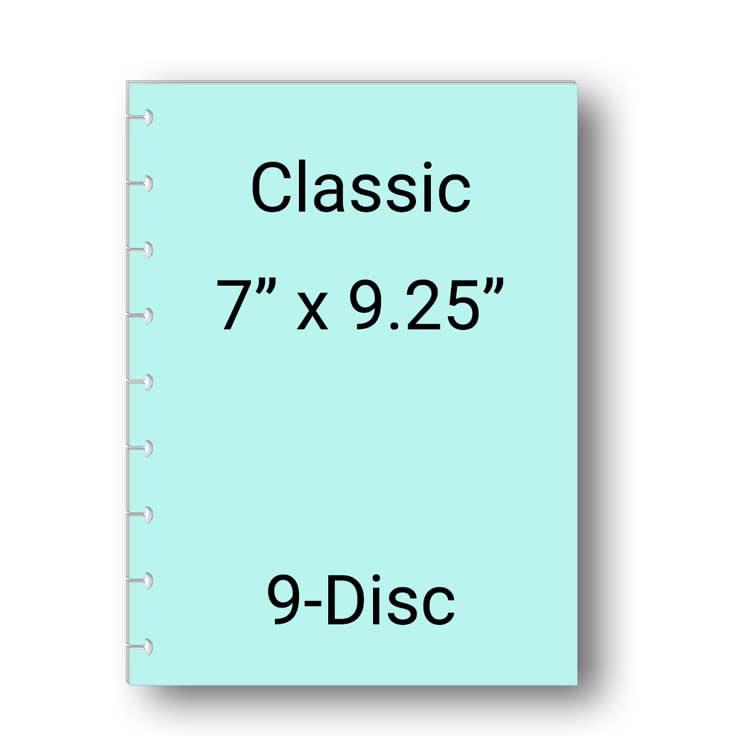 9-Disc Classic Happy Planner Recipe Inserts | Meal Planning Pages for Happy Planner Classic (Planner Sold Separately) | Perfect for Organizing Weekly Meals, Grocery Lists & Cooking Inspiration