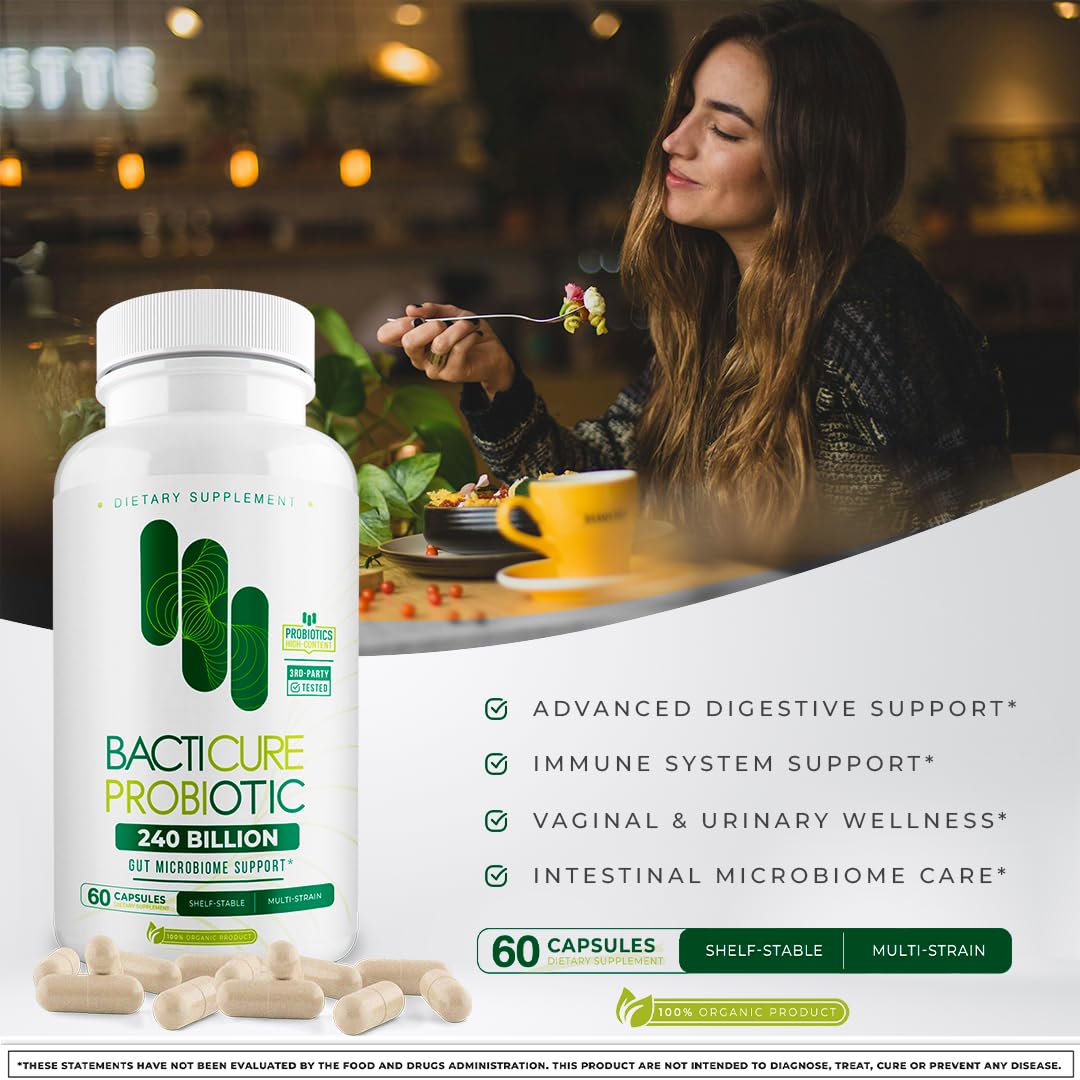 Natural Immune Support Supplement - Set of 4 Bottles (60 Capsules Each) with Patented Formula | Boost Immunity & Wellness for Adults | Daily Health Support for Active Lifestyle