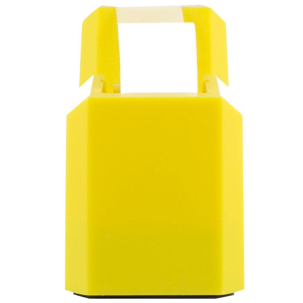 Colorful Yellow Desk Tape Dispenser for Office & School - JAM PAPER Tape Holder for Wrapping Gifts, Organizing Documents & Craft Projects