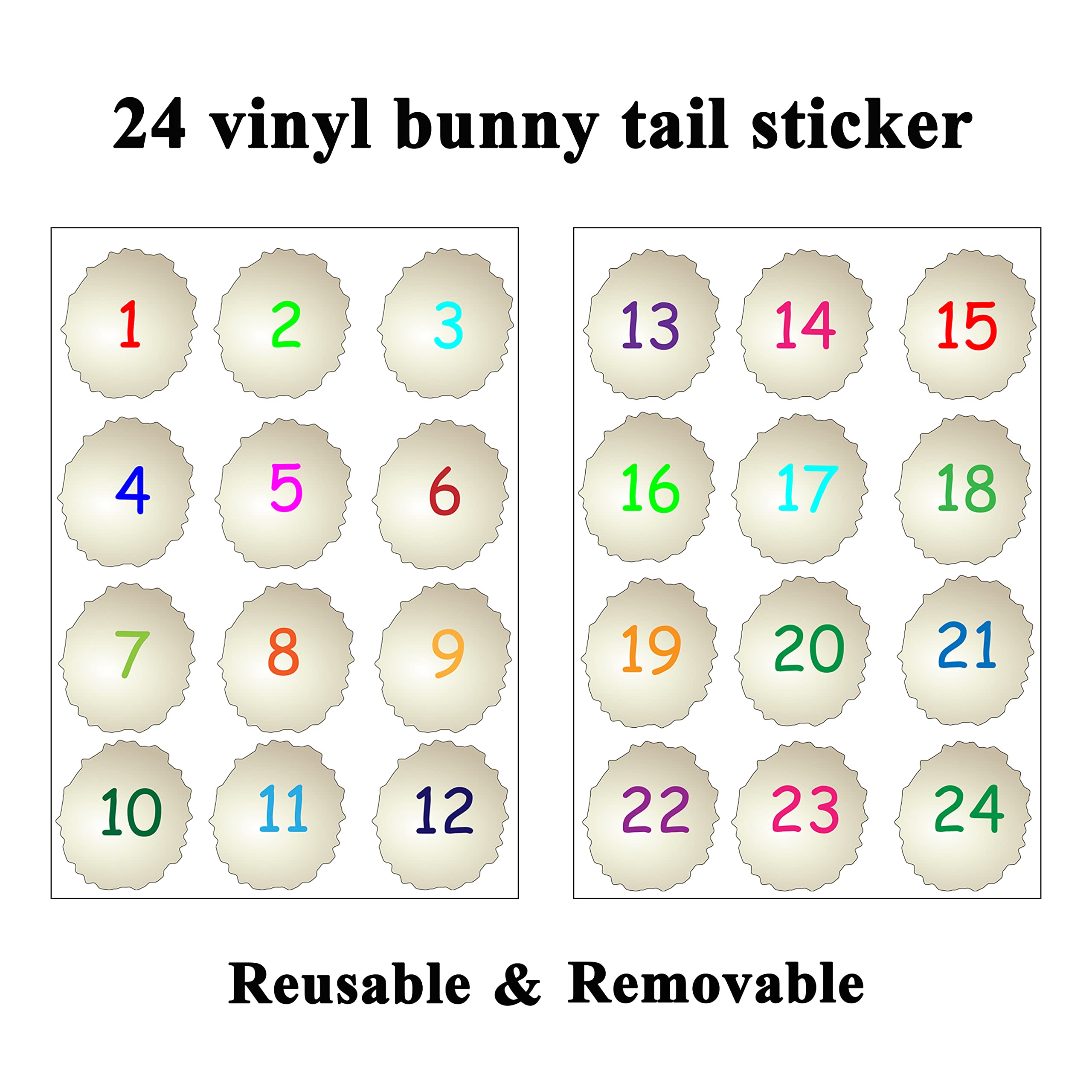 Pin The Tail on The Bunny Easter Game for Kids - Fun Easter Party Games with Reusable Stickers - Easter Rabbit Game & Egg Hunt Activities - Perfect for Easter Party Favors & Classroom Celebrations
