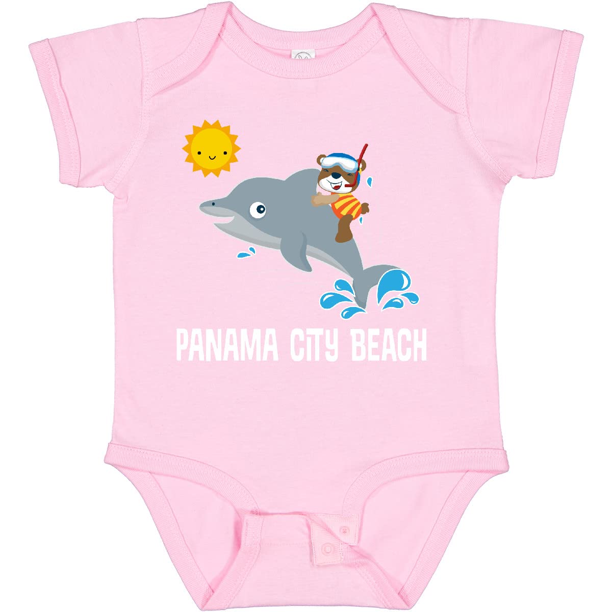 Inktastic Panama City Beach Florida Vacation Baby Bodysuit - Cute Infant Onesie for Beach Trips & Family Vacations - Perfect Gift for Newborns & Toddlers