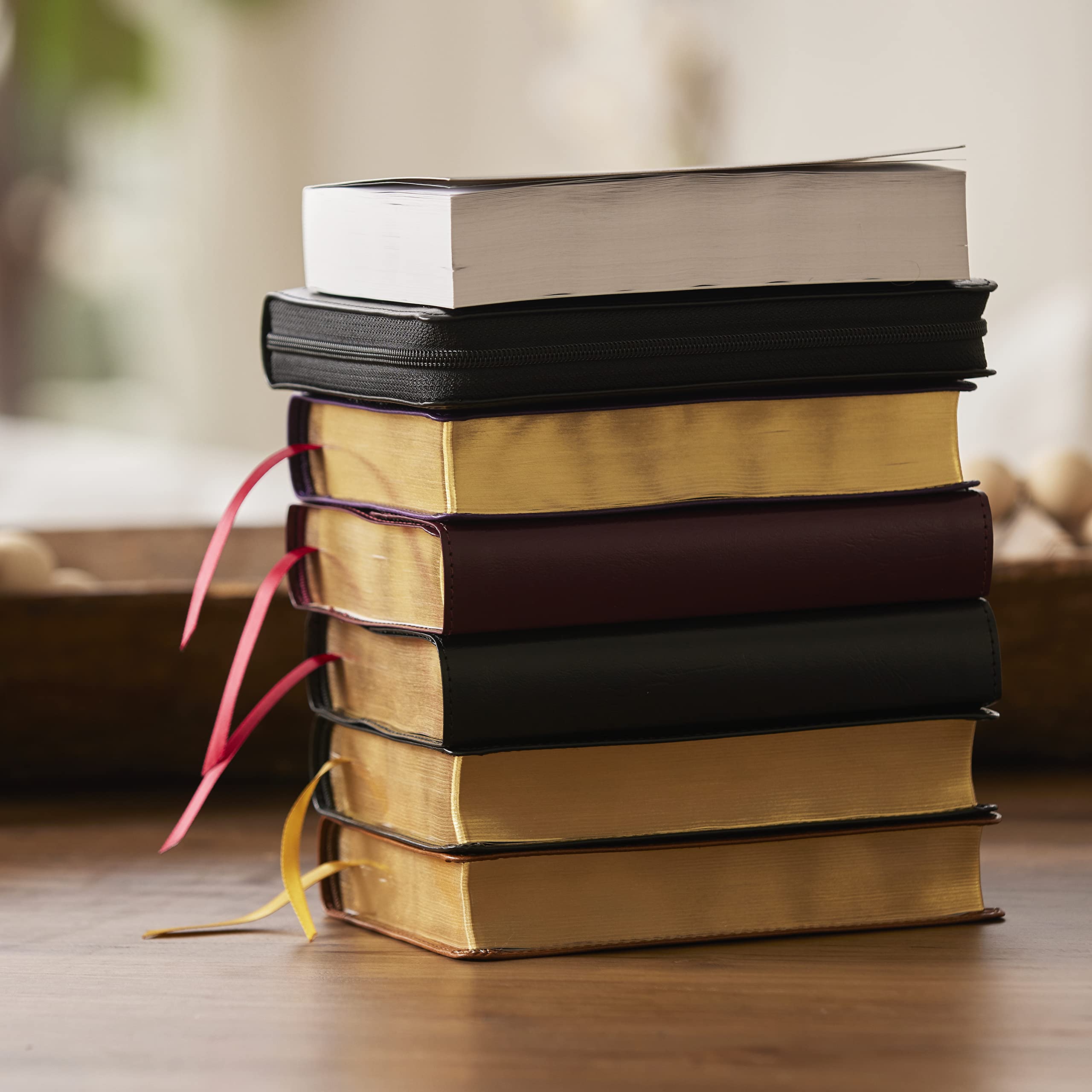 NKJV Compact Bible - Black Leatherflex with Magnetic Flap, Red Letter Text, 43,000 Cross References | Portable Scripture for Travel, Daily Devotion & Gift Giving