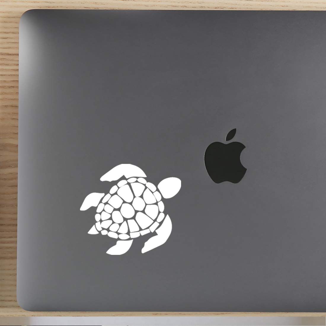 Premium Waterproof Vinyl Decal Stickers Set of 2 - Sea Turtle Ocean Design for Laptop, Phone, Helmet, Car Window, Bumper, Mug, Cup, Wall & Door Decoration - Perfect for Beach Lovers & Marine Life Enthusiasts