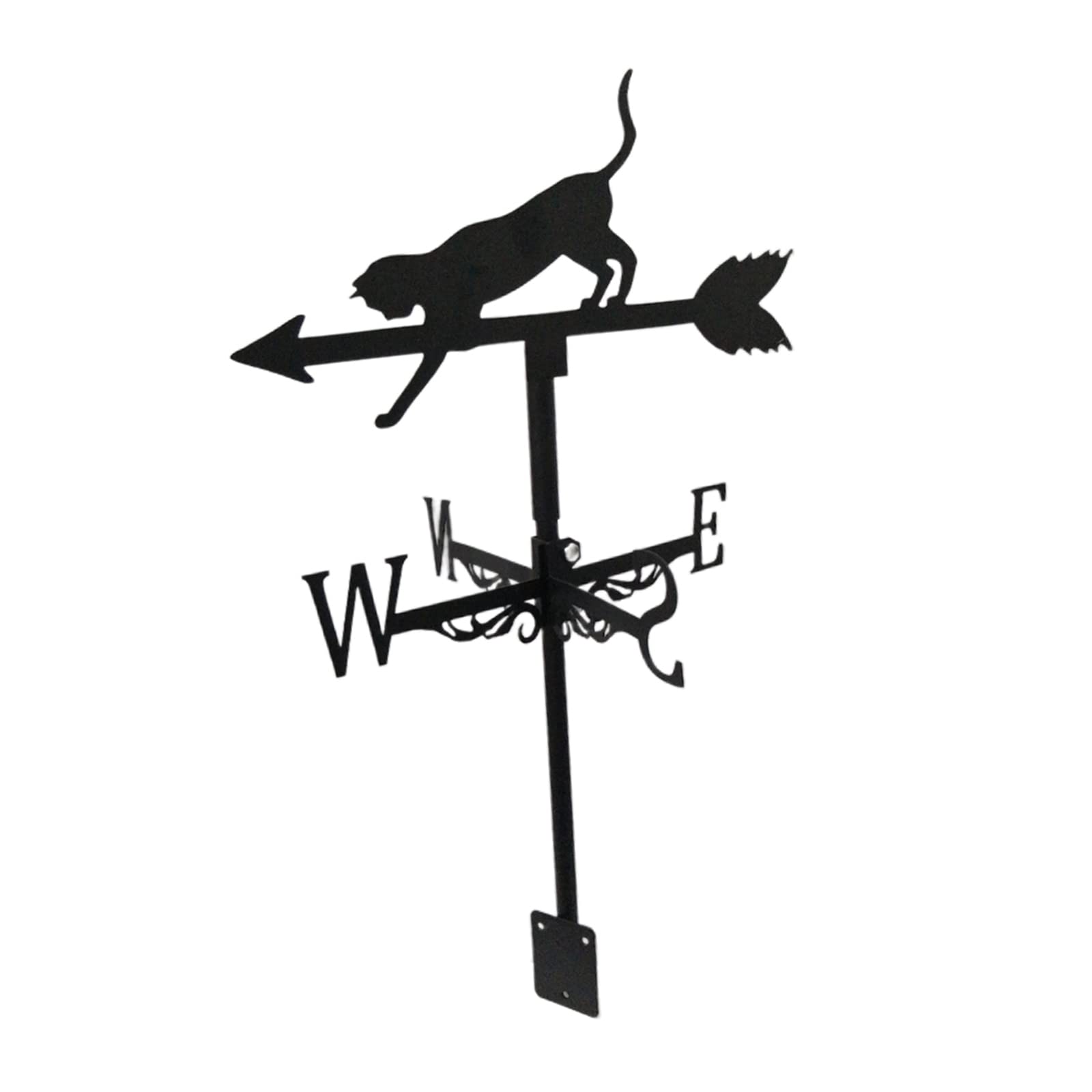 YUDEWSE Decorative Owl Weather Vane - Wind Direction Indicator for Garden, Yard & Patio | Farmhouse Outdoor Decor | Perfect for Rustic Home, Farm Scene & Countryside Style Decoration