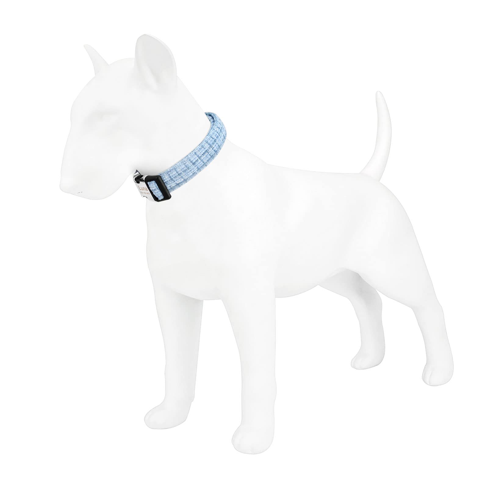 Custom Engraved Personalized Dog Collars with Leash - Soft Thick Pet Collar with D-Ring for Small Medium Large Dogs (XS, Blue) | Perfect for Daily Walks, Training & Outdoor Adventures