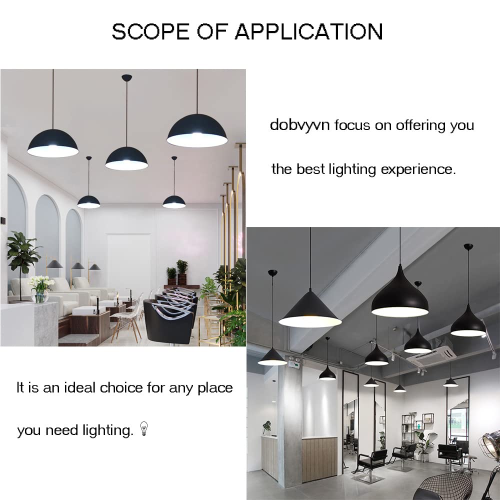 50W High Power LED Bulb - Daylight White 6500K, 450W-500W Equivalent, E26 Medium Base - Energy Saving Commercial Light Bulbs for Garage, Warehouse, Workshop & Office (2 Pack) - Bright Lighting for Industrial Spaces & Work Areas