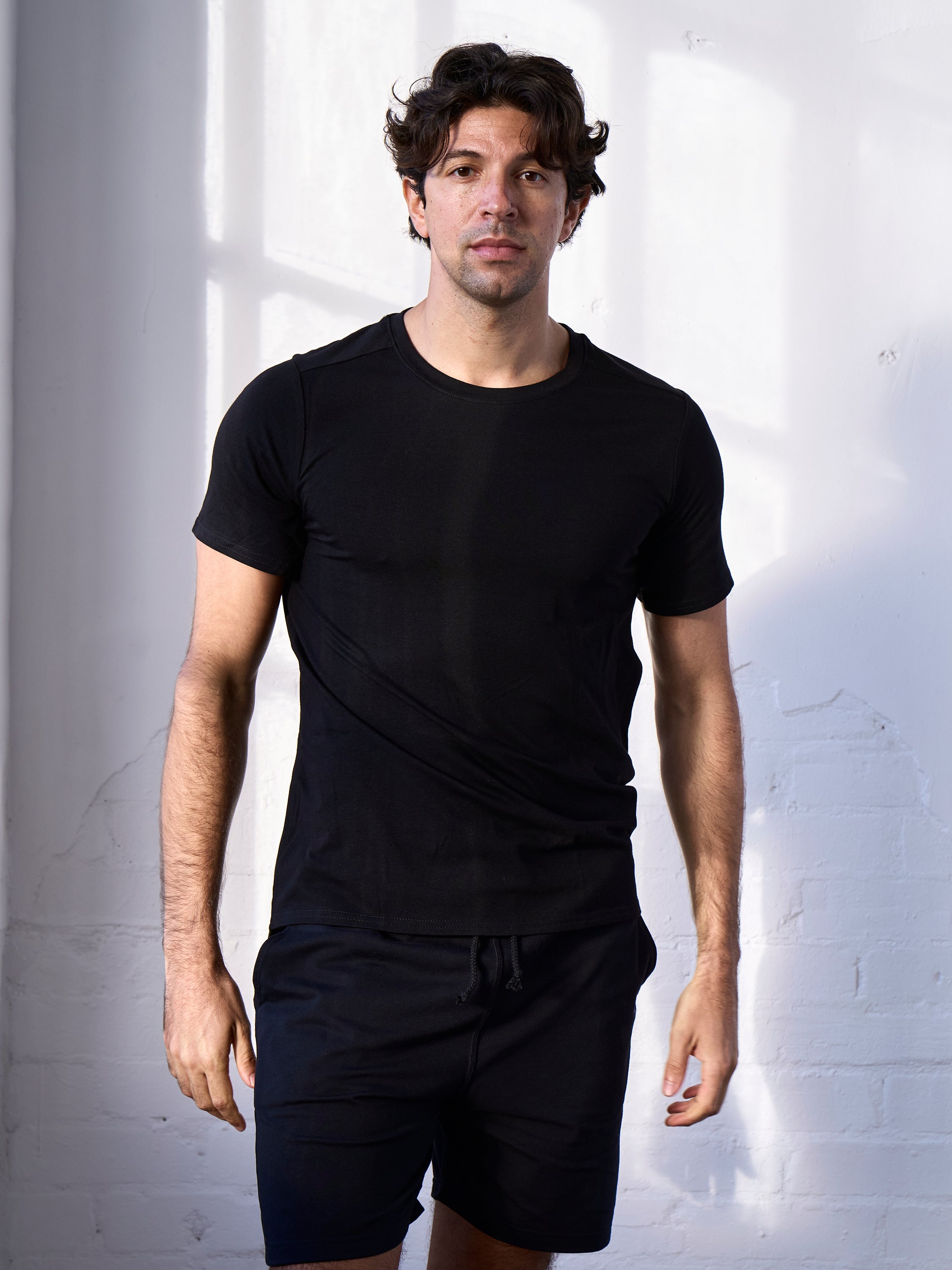 Premium Cotton Men's Stretch T-Shirt - Soft Breathable Comfort Fit Casual Tee for Everyday Wear, Gym & Outdoor Activities