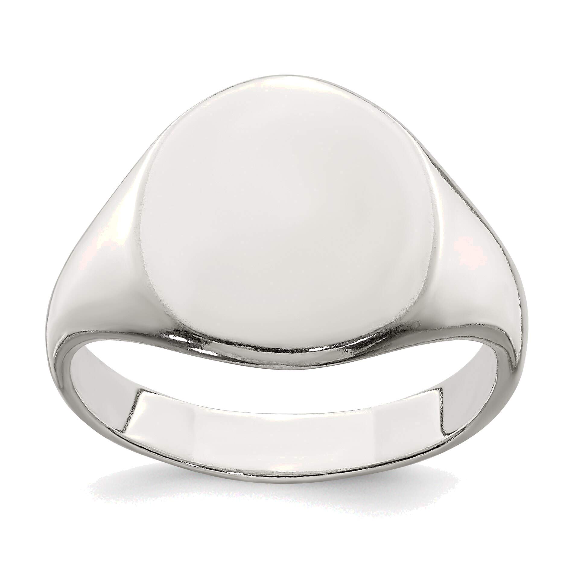 Sterling Silver Signet Ring Size 7 - Bonyak Jewelry for Men & Women