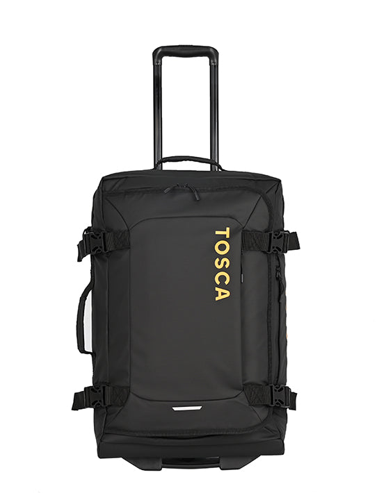 TOSCA TCA970 DELTA 24 Upright Duffle Bag - Black | Premium Travel Luggage for Business Trips & Weekend Getaways