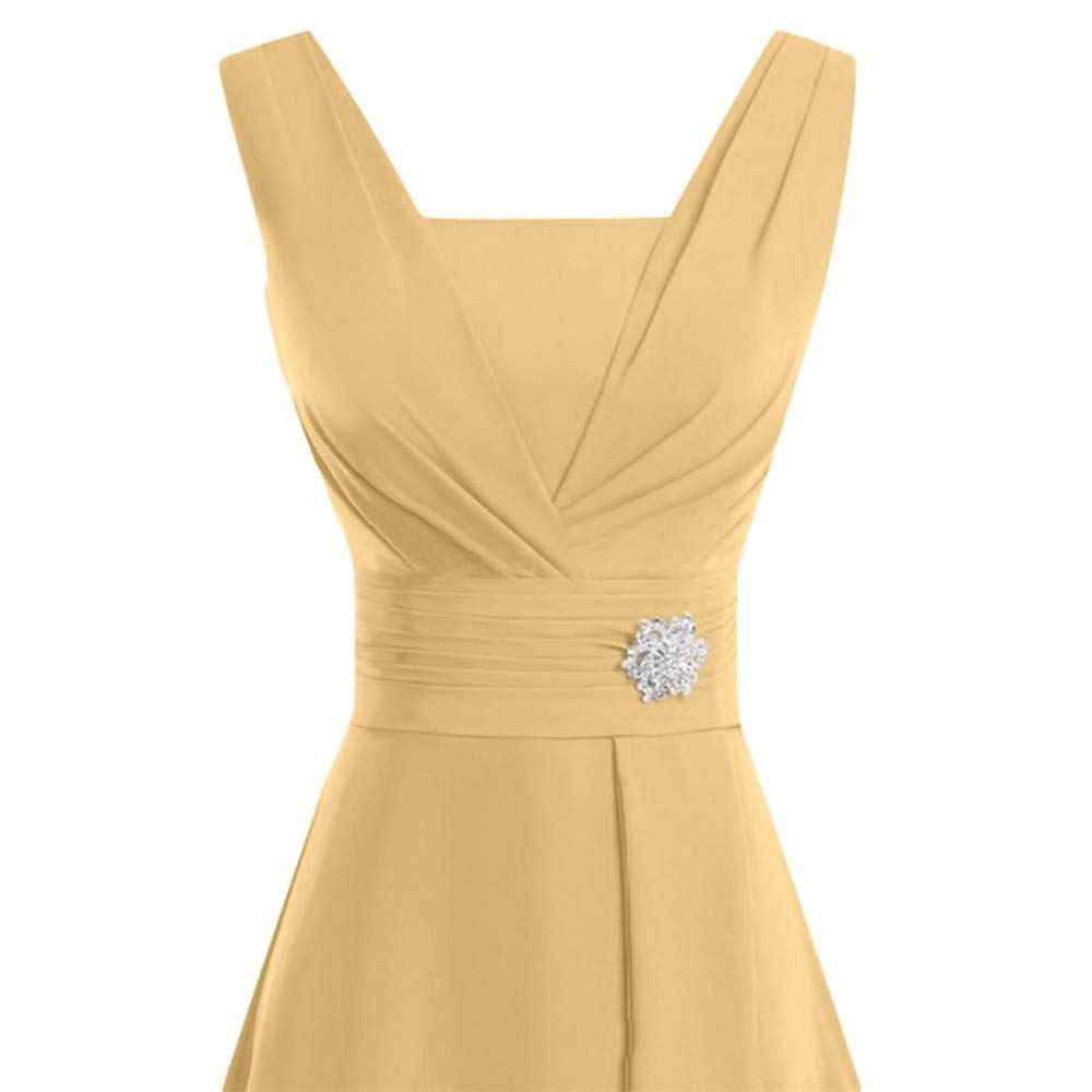 Elegant Plus Size Women's Formal Wedding Bridesmaid Dress - High Waist Ball Gown for Prom, Cocktail Party & Special Occasions | Perfect for Weddings, Galas & Evening Events