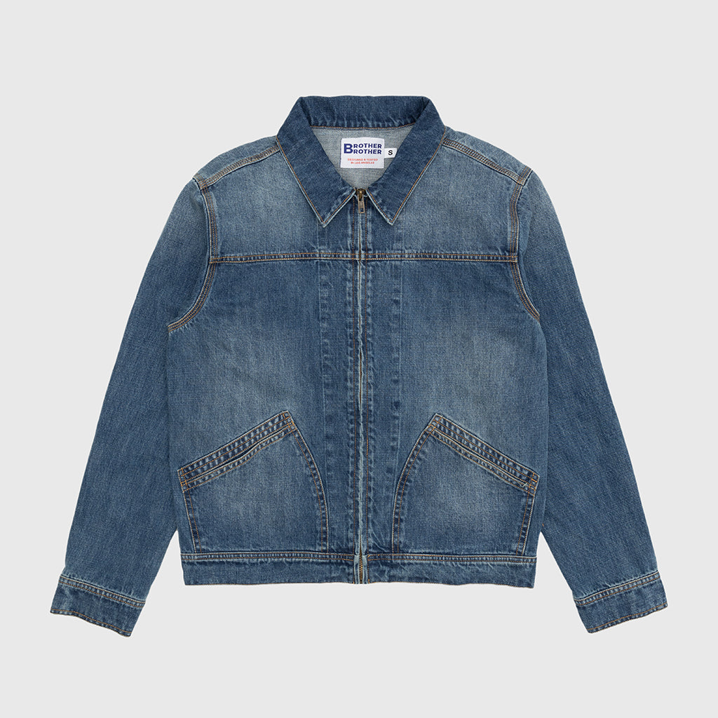 Men's Vintage Trucker Jacket - Classic Denim Jean Jacket for Casual Wear | Perfect for Outdoor Activities, Road Trips & Everyday Style