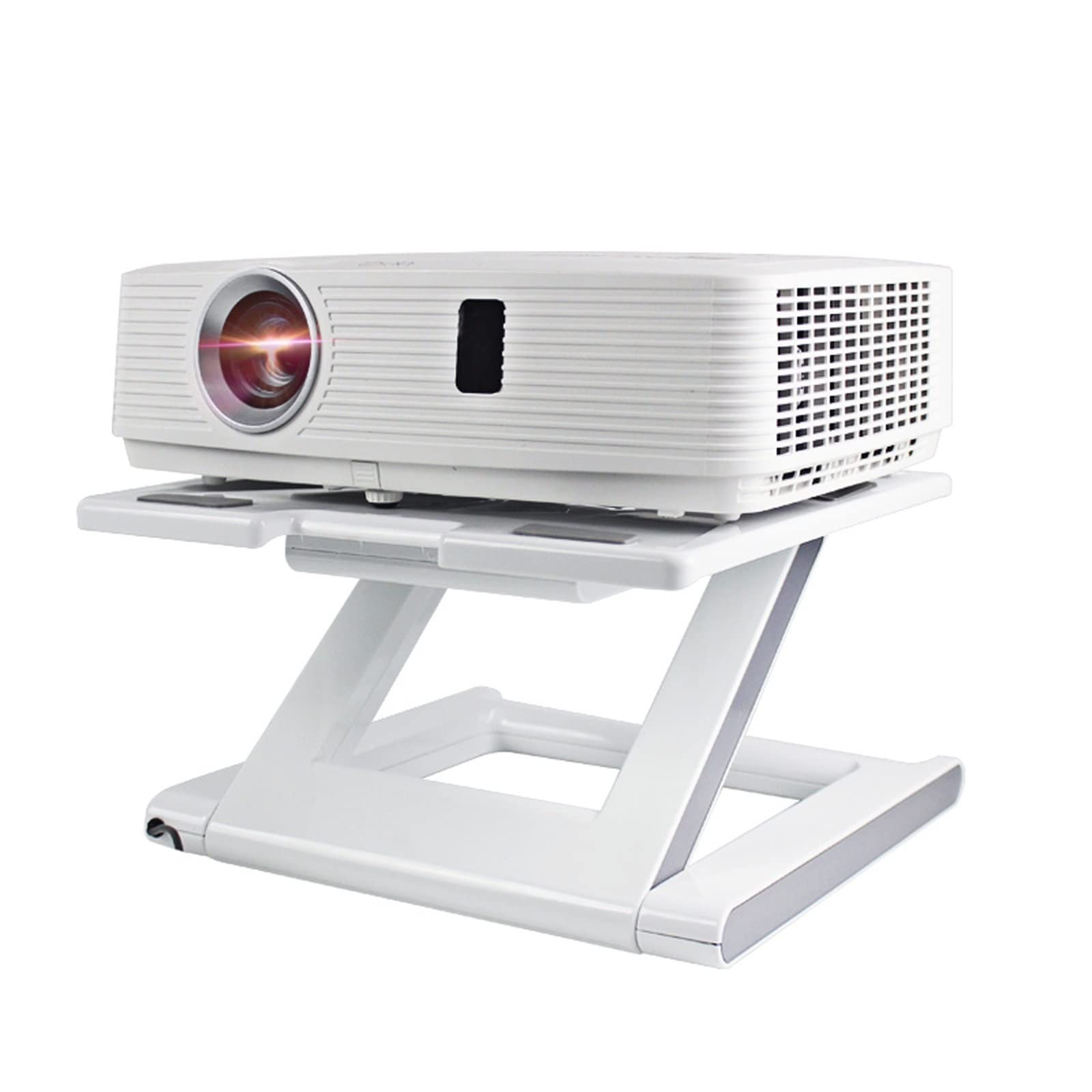 VIORED Adjustable Projector Mount Stand - Universal Laptop & Projector Bracket for Office, Studio, Home Theater (Black) - Perfect for Presentations, Movie Nights & Video Conferencing