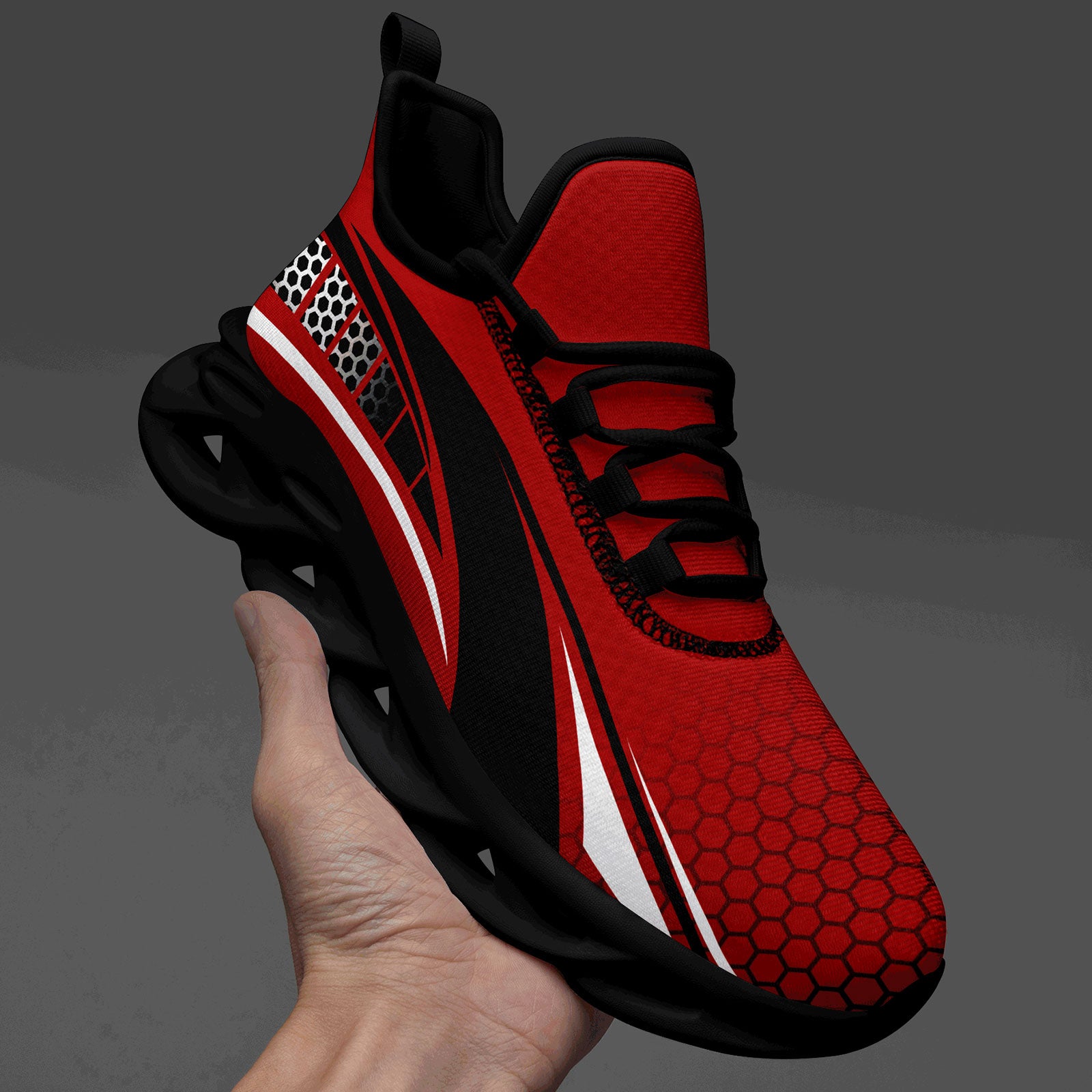 Custom Maxsoul Personalized Sneakers - Breathable Lightweight Running Shoes for Men & Women (FN003 E025022) - Perfect for Jogging, Gym Workouts & Casual Wear