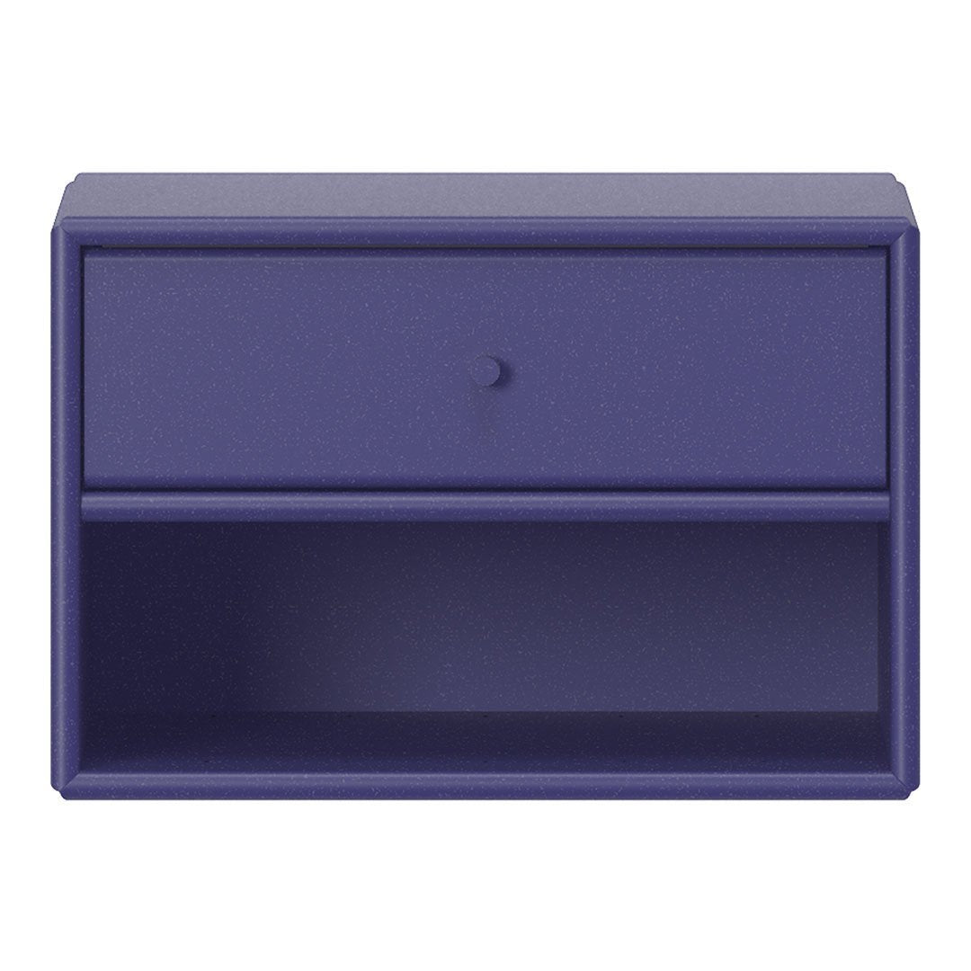 Modern Nightstand with USB Ports & Drawer - Compact Bedside Table for Small Spaces - Perfect for Bedroom, Apartment, Dorm, or Office Use