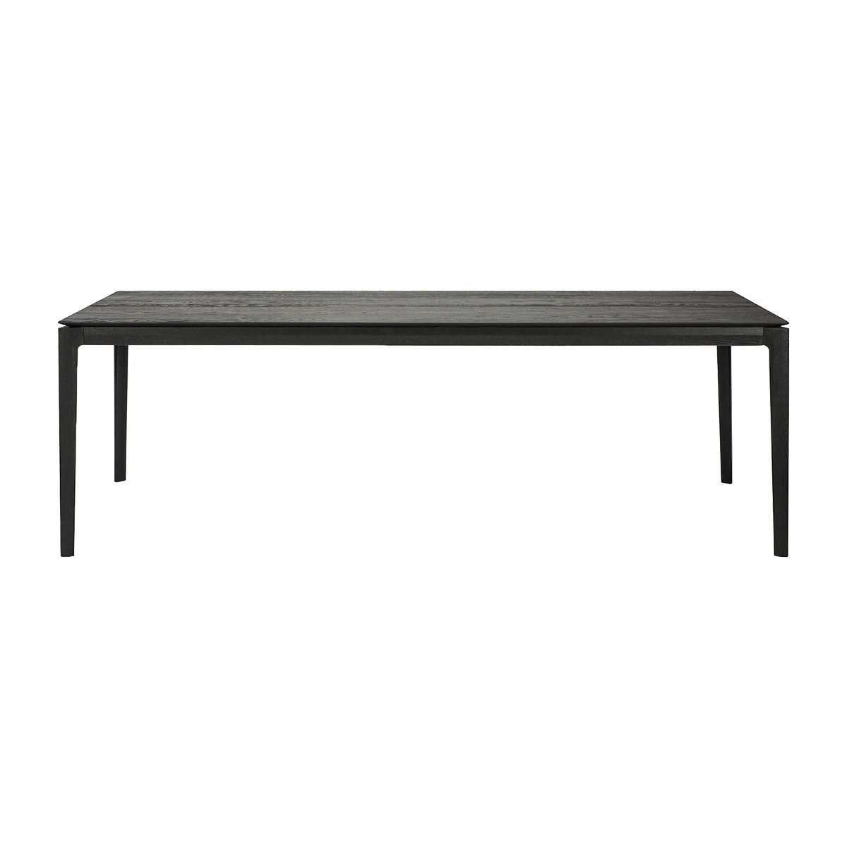 Premium Black Oak Dining Table - 240cm Large Modern Wooden Table for 8-10 People | Perfect for Family Gatherings, Dinner Parties & Open-Plan Living Spaces