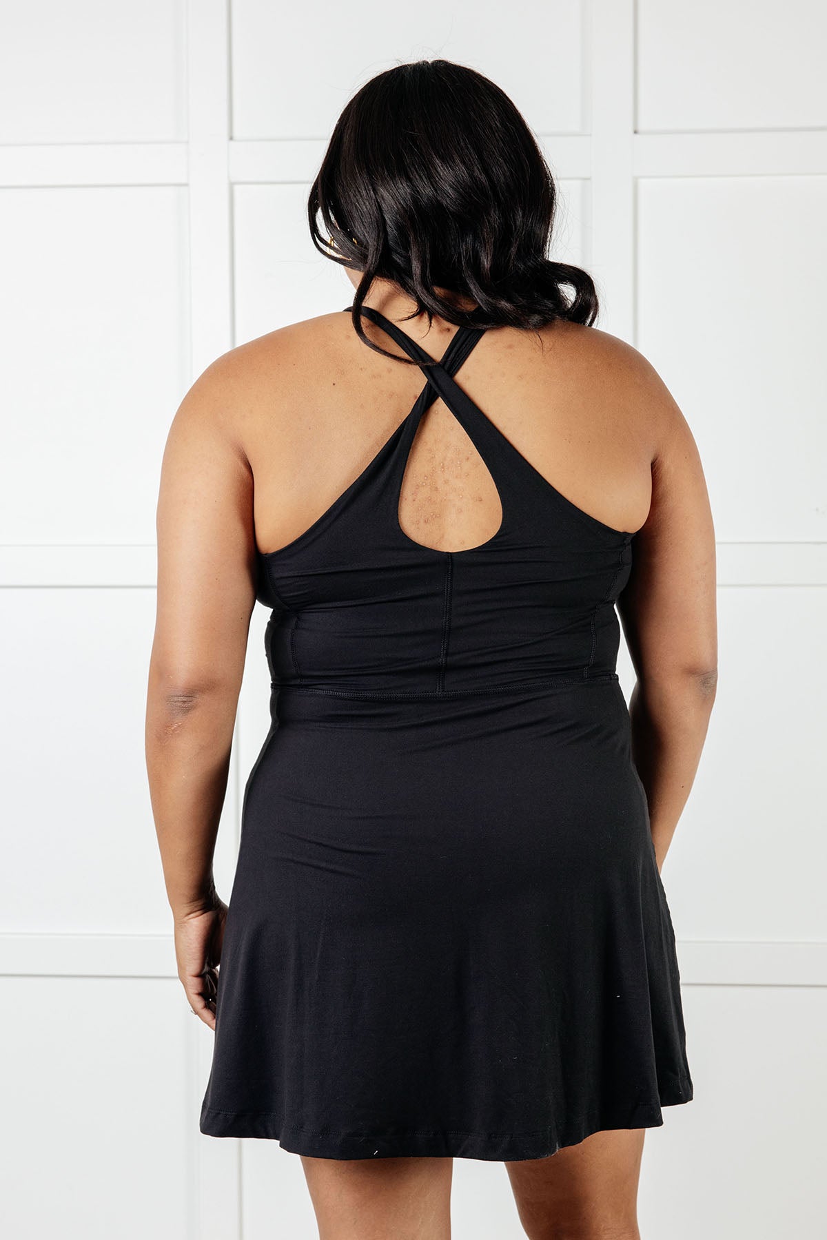 Gym and Tonic Butter Romper Dress in Black - Soft Stretchy Jumpsuit for Women, Perfect for Workout, Yoga, and Casual Wear