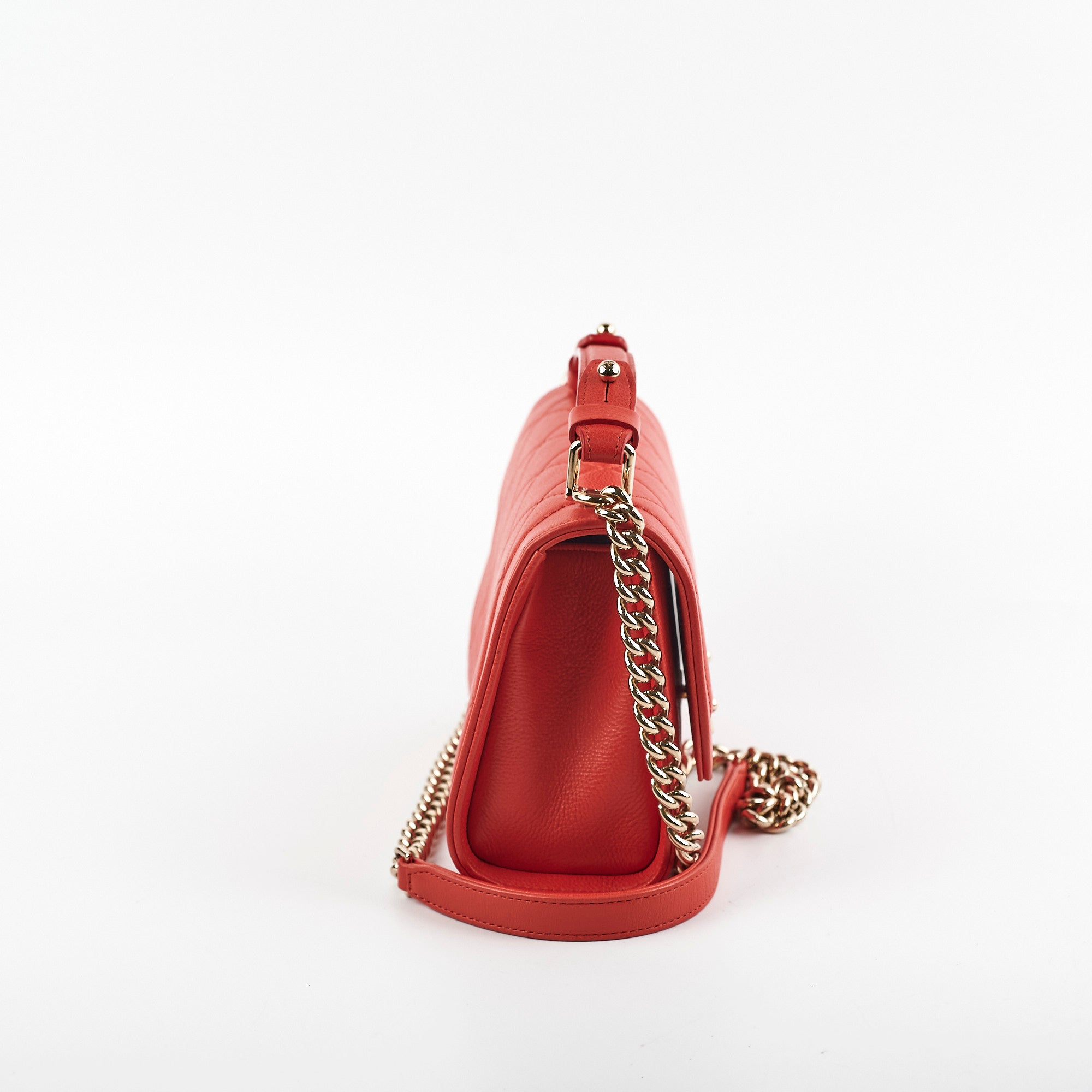 Chanel Seasonal Flap Red Crossbody Bag for Women - Luxury Leather Shoulder Bag - Perfect for Date Night, Parties & Special Occasions