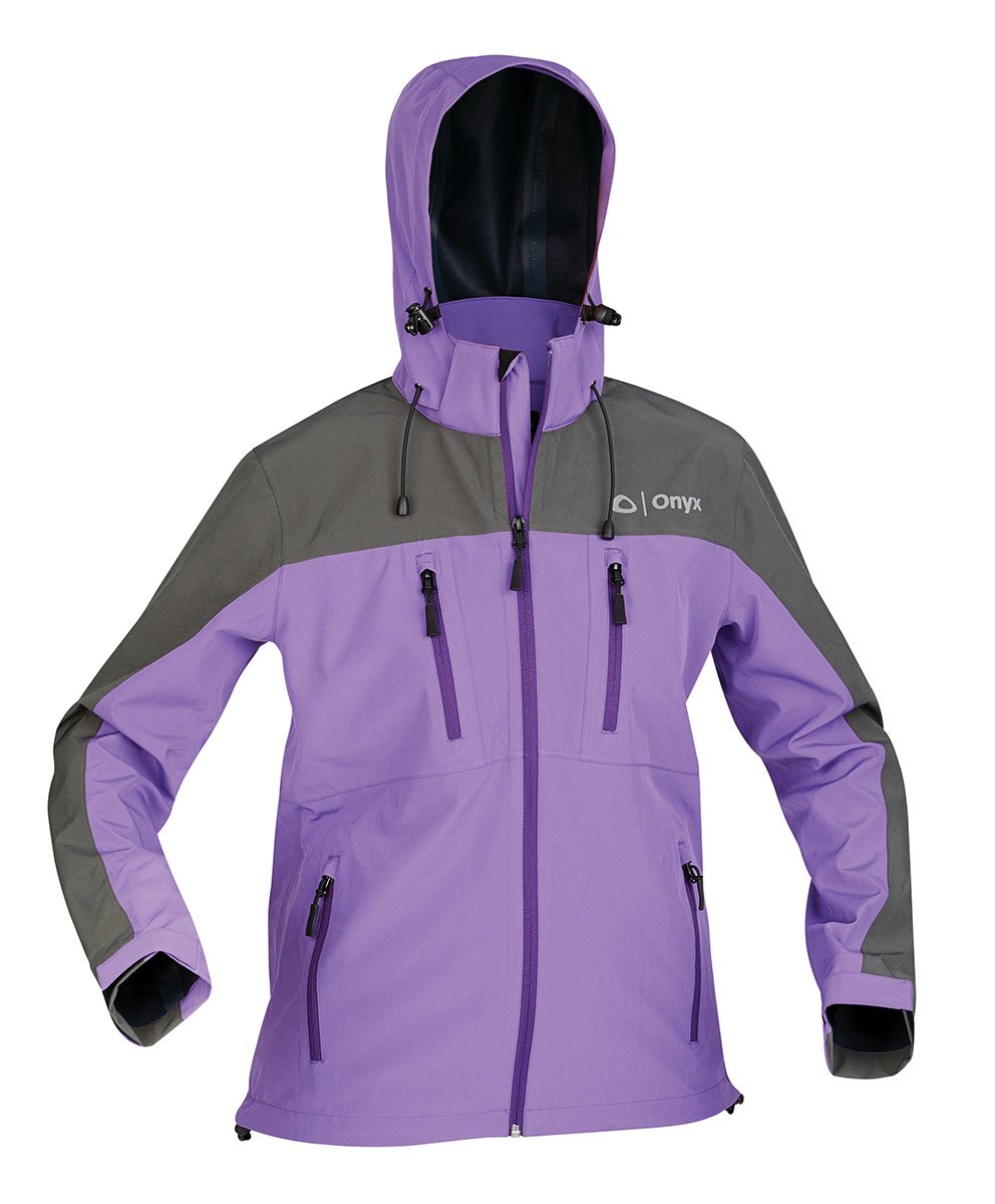 ONYX STR Women's Waterproof Rain Jacket - Lightweight Windproof Outdoor Coat for Hiking, Running & Travel - Perfect for All-Weather Protection