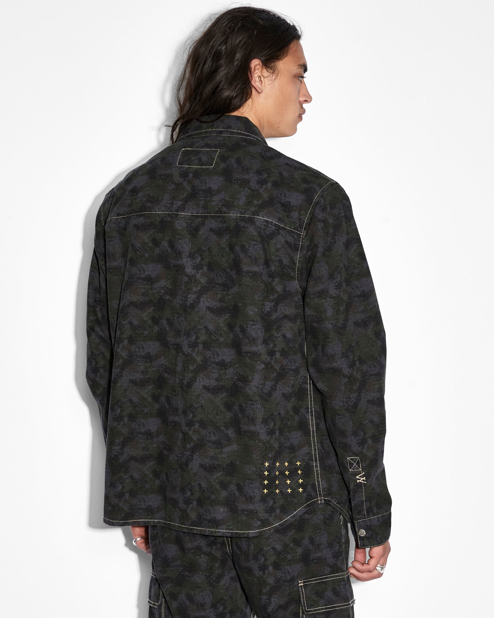 Snakebite Long Sleeve Camo Shirt for Men - Hunting & Outdoor Adventure Wear - Tactical Camouflage Shirt for Hiking, Camping & Airsoft