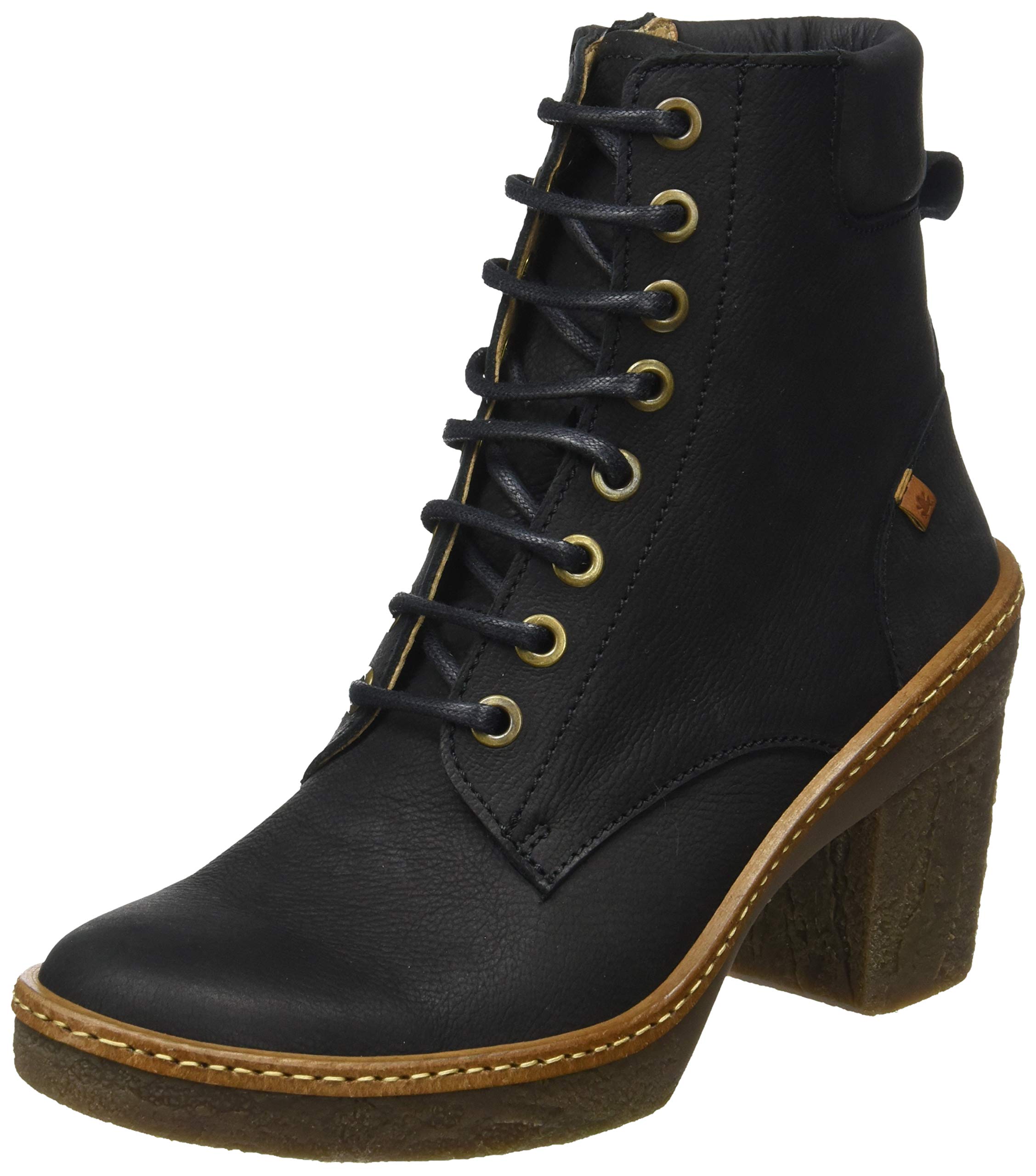 El Naturalista Women's Comfortable Ankle Boots - Waterproof Leather Booties for Walking, Hiking & Casual Wear | Fashionable Fall & Winter Shoes for Outdoor Activities