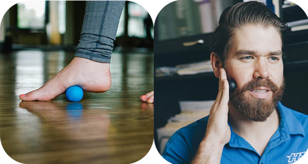 RAD Rounds Massage Balls - Deep Tissue Muscle Therapy for Pain Relief & Recovery - Perfect for Athletes, Yoga, and Post-Workout Relaxation