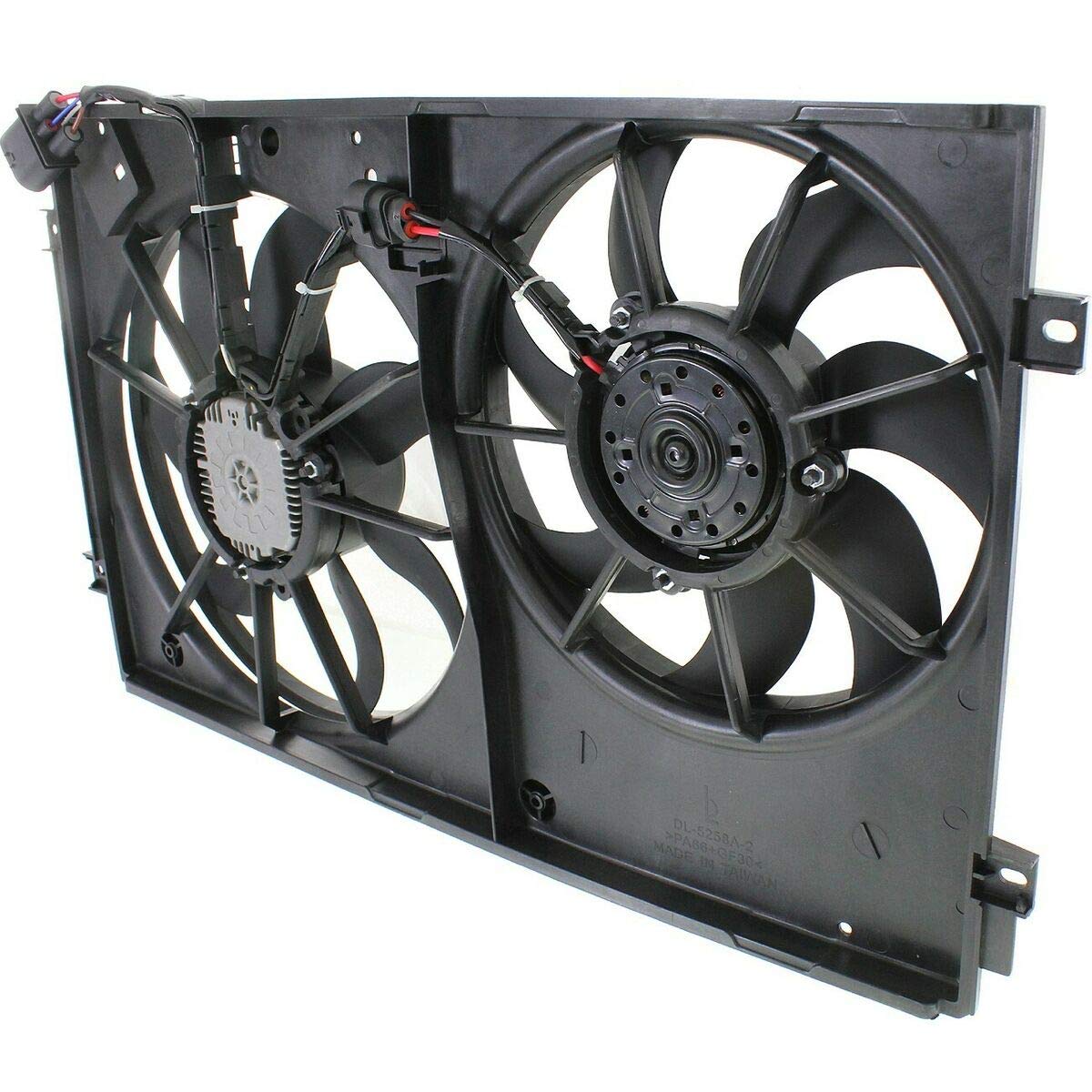 05-12 Volkswagen Jetta & 12-14 Passat 2.5L Replacement Radiator Cooling Fan - OEM Fit Without Louver Type - Perfect for Engine Overheating Prevention & DIY Auto Repair