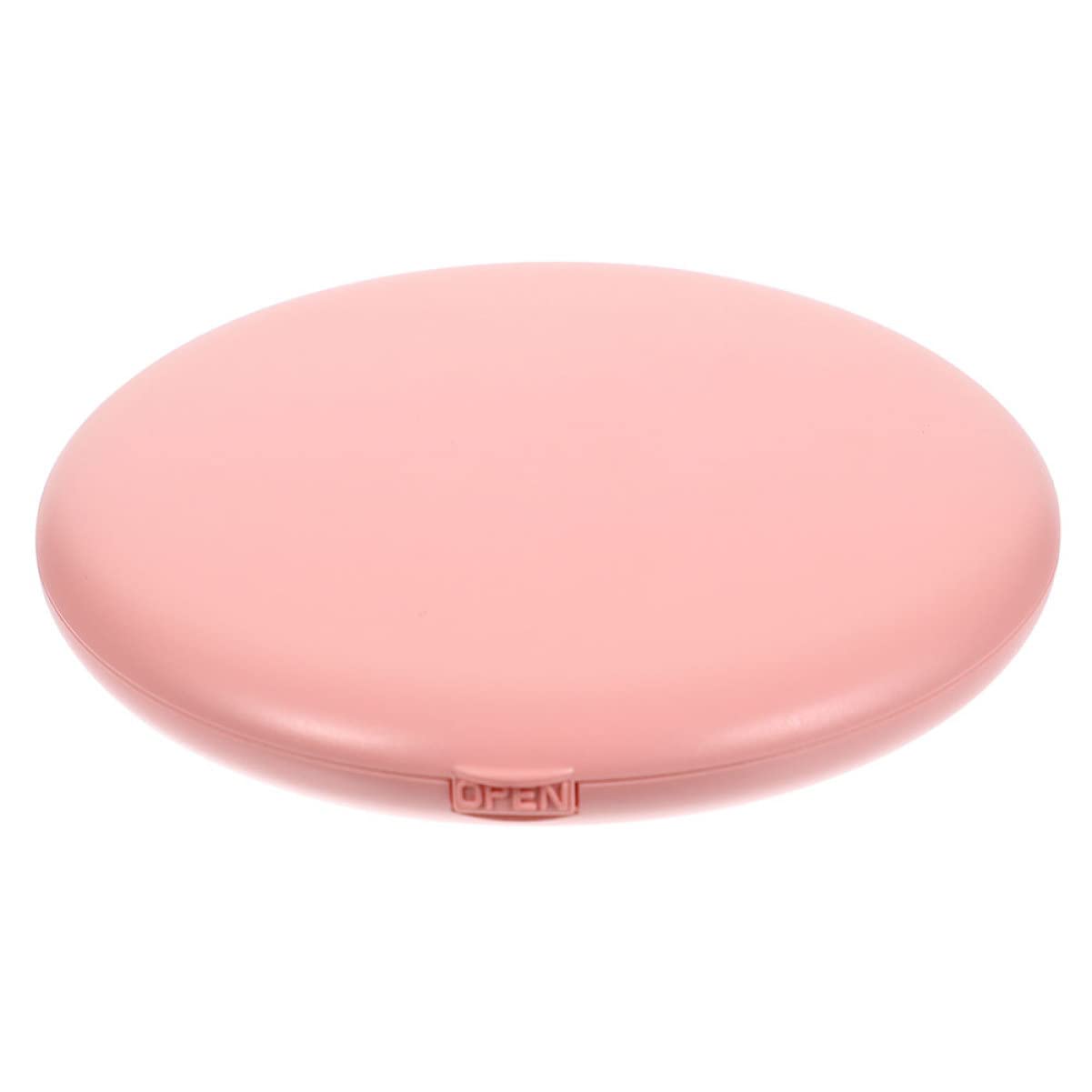 FOMIYES Double-Sided LED Travel Makeup Mirror with Light - Compact, Portable, and Rechargeable for Home, Office, and On-the-Go Touch-Ups